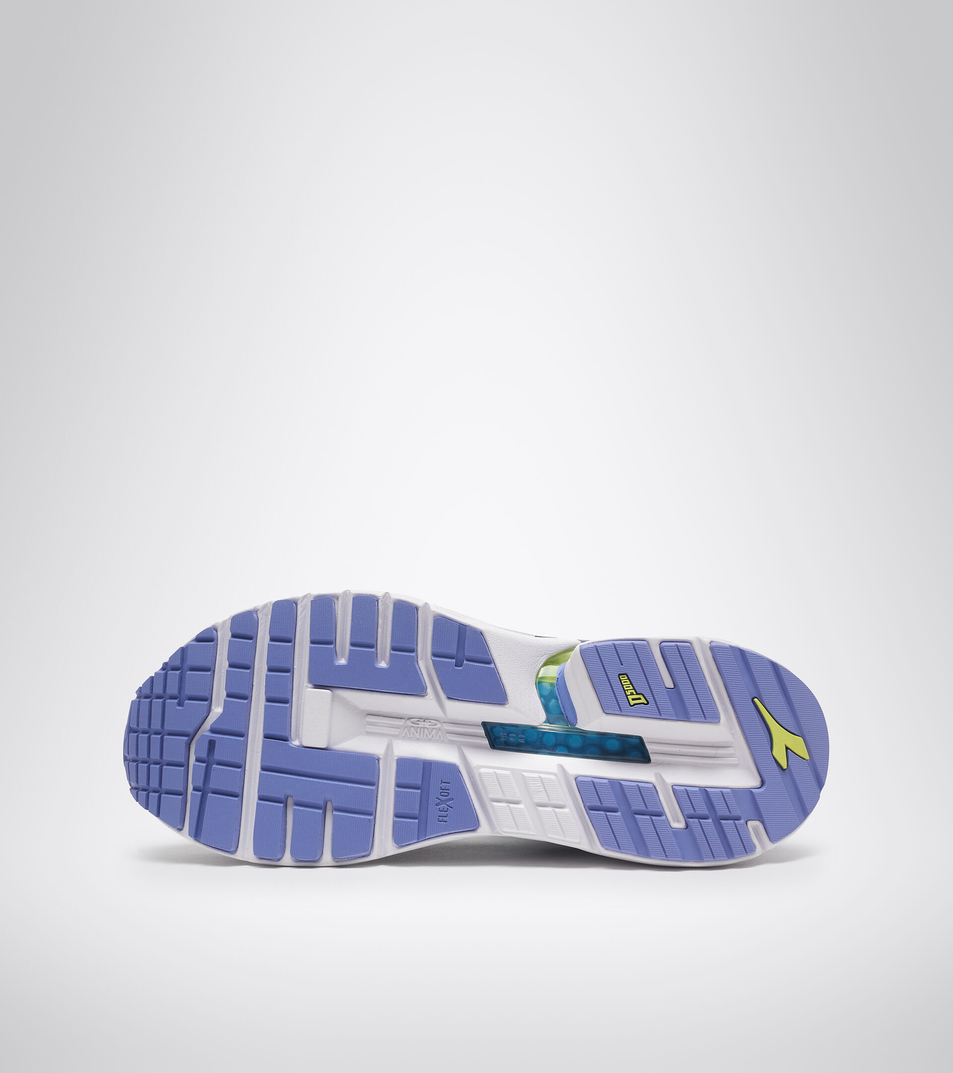 Scarpa da running - Donna MYTHOS BLUSHIELD VIGORE W BIANCO/BLU CUPO/GIALLO NEON - Diadora