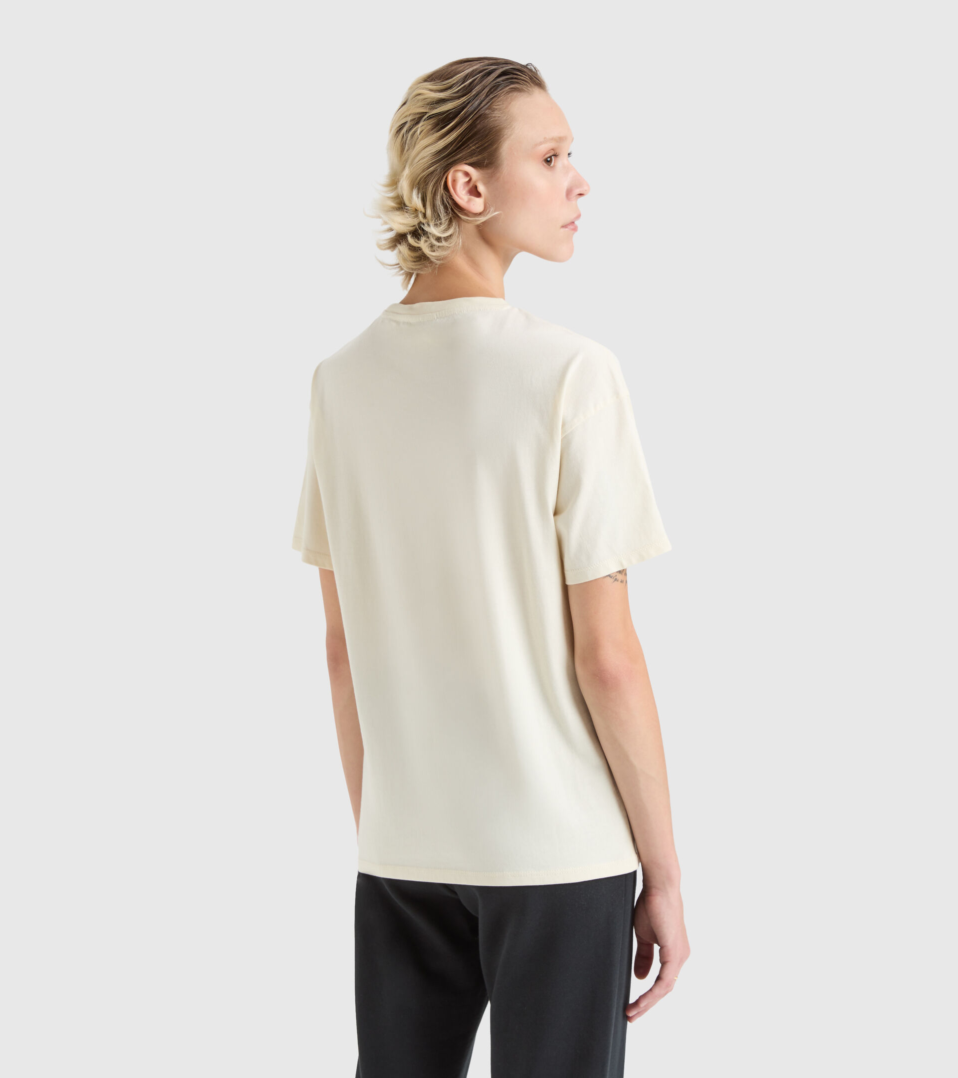 Sports T-shirt - Women L.T-SHIRT SS CHROMIA ANTIQUE WHITE - Diadora