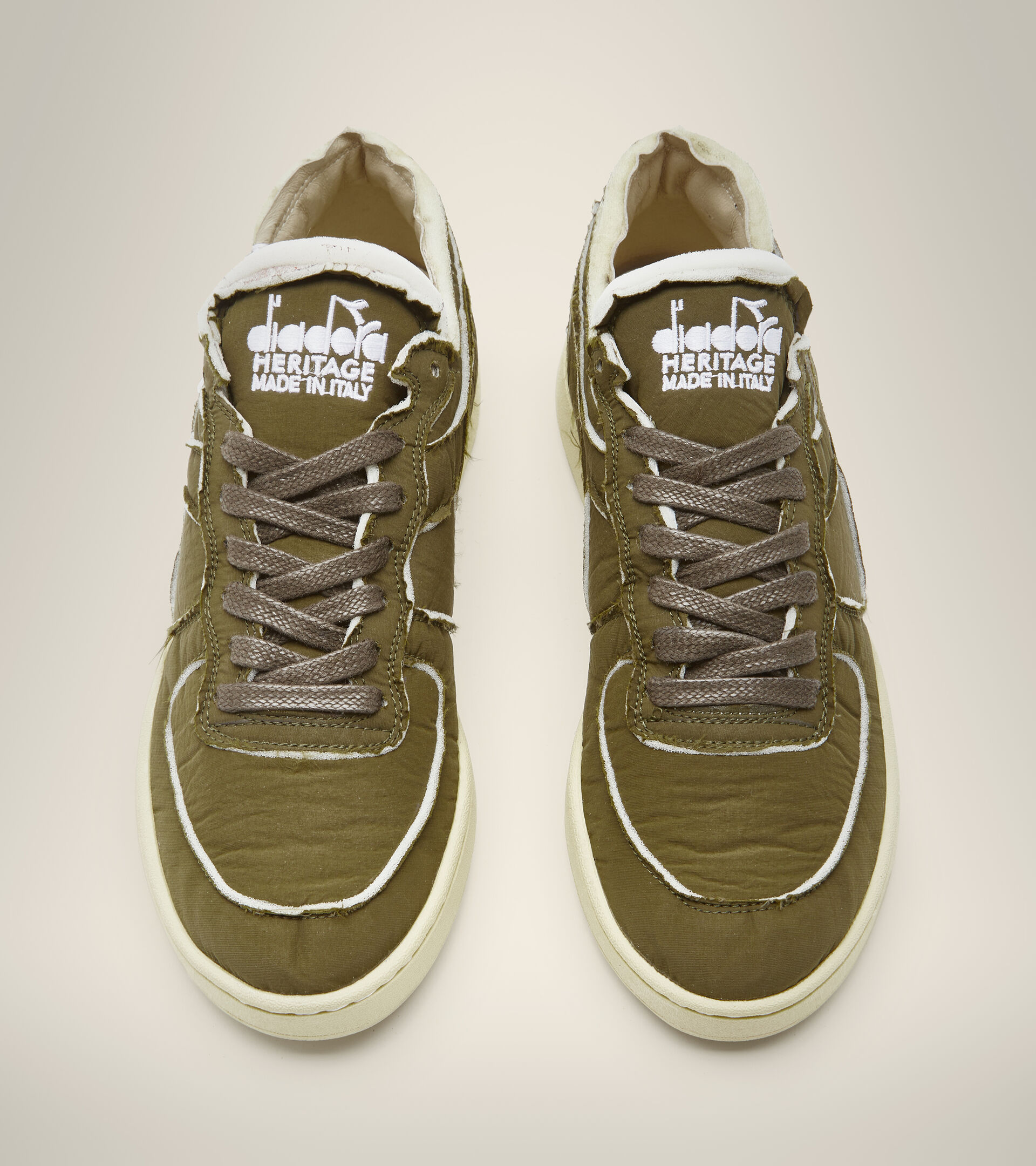 Heritage shoe - Unisex MI BASKET ROW CUT SOFTECH 3D KIWI GREEN - Diadora