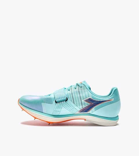 LUNGO CARBON W, LIGHT BLUE/LAPIS BLUE Jumping shoe - Woman LUNGO CARBON W LIGHT BLUE/LAPIS BLUE - Diadora