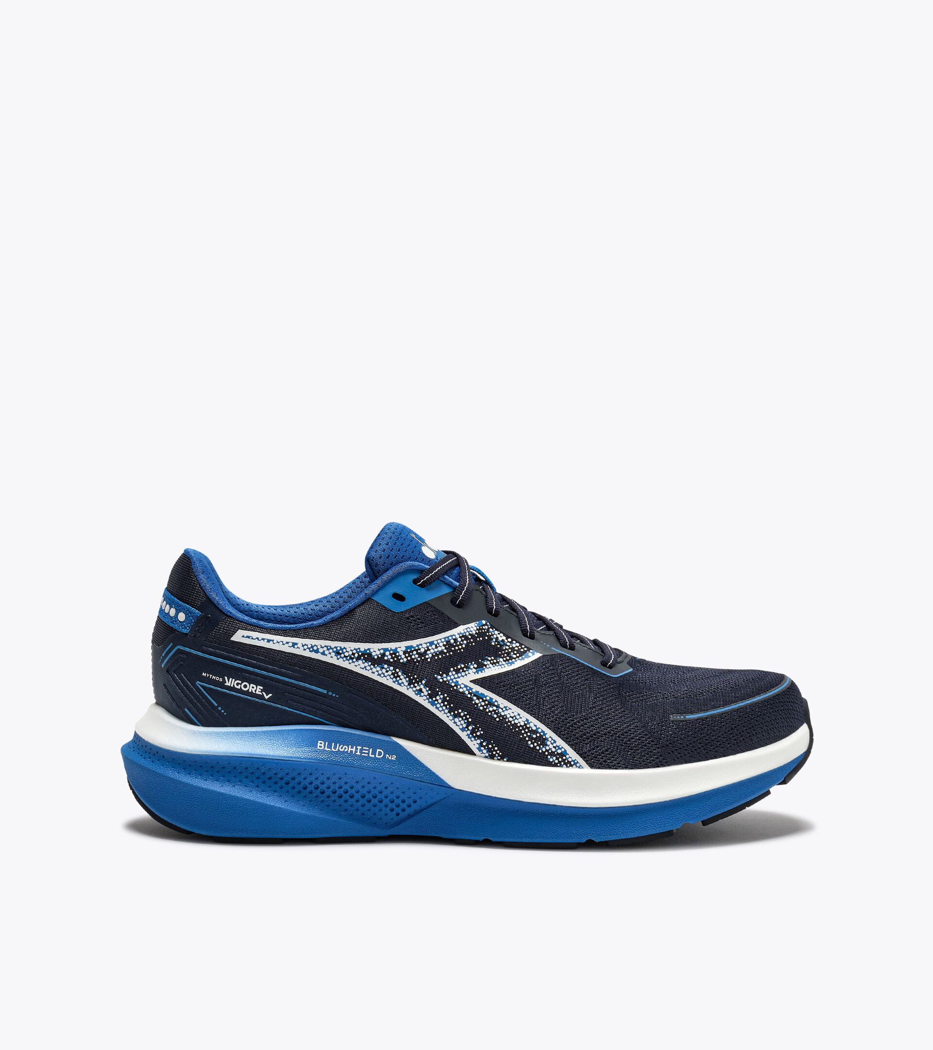 Running shoe - Stability and protection - Men&rsquo;s MYTHOS BLUSHIELD VIGORE V BLUE CORSAIR/WHITE - Diadora