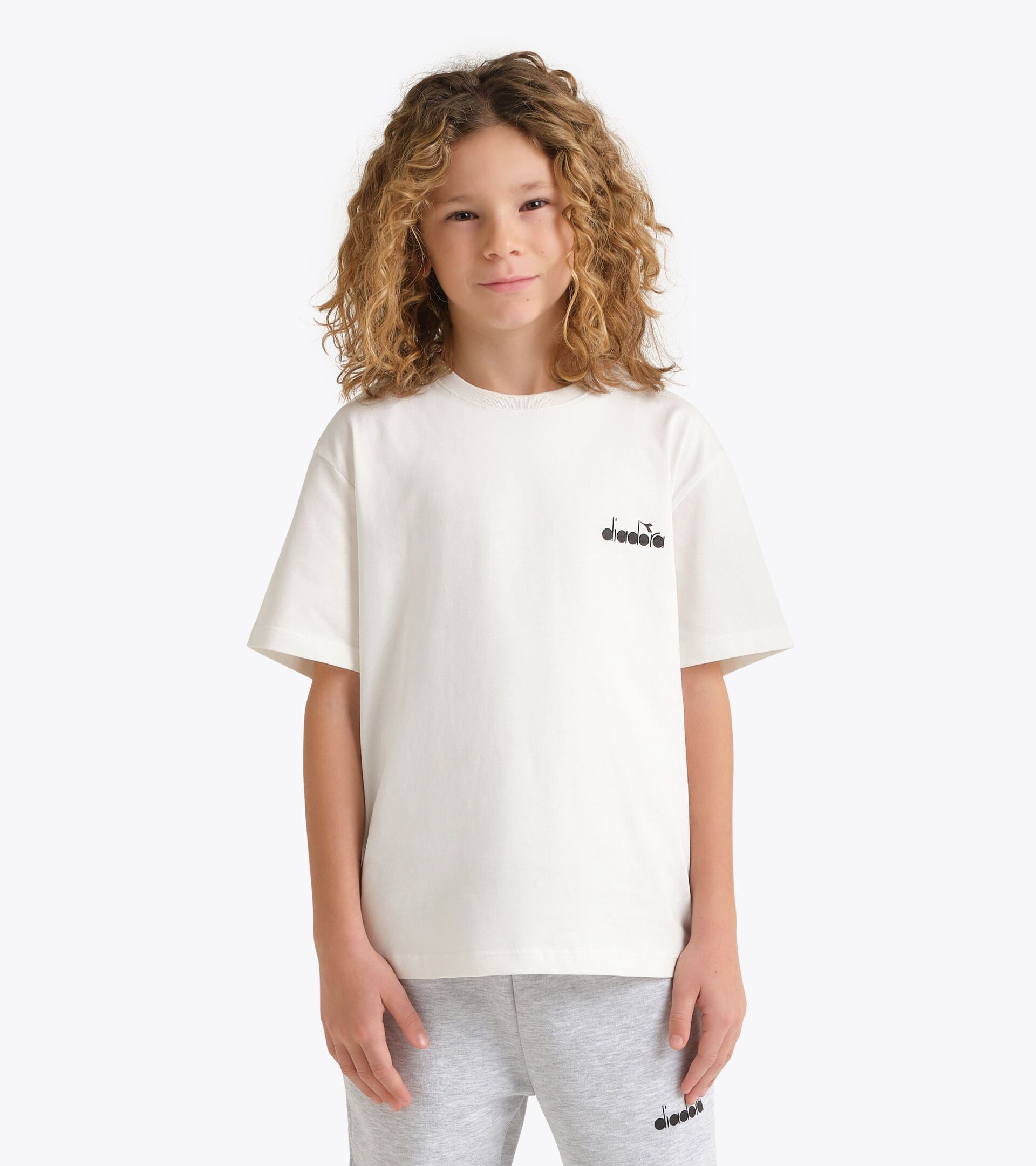 T-shirt - Boy  JB. T-SHIRT SS COMIC WHISPER WHITE - Diadora