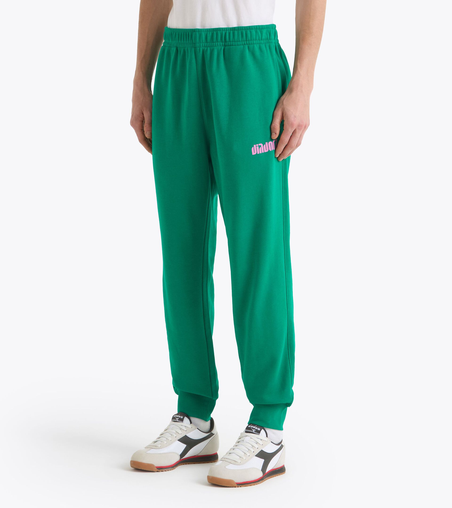 Sweatpants - All-gender PANTS ATHL. LOGO GREEN 562 C - Diadora