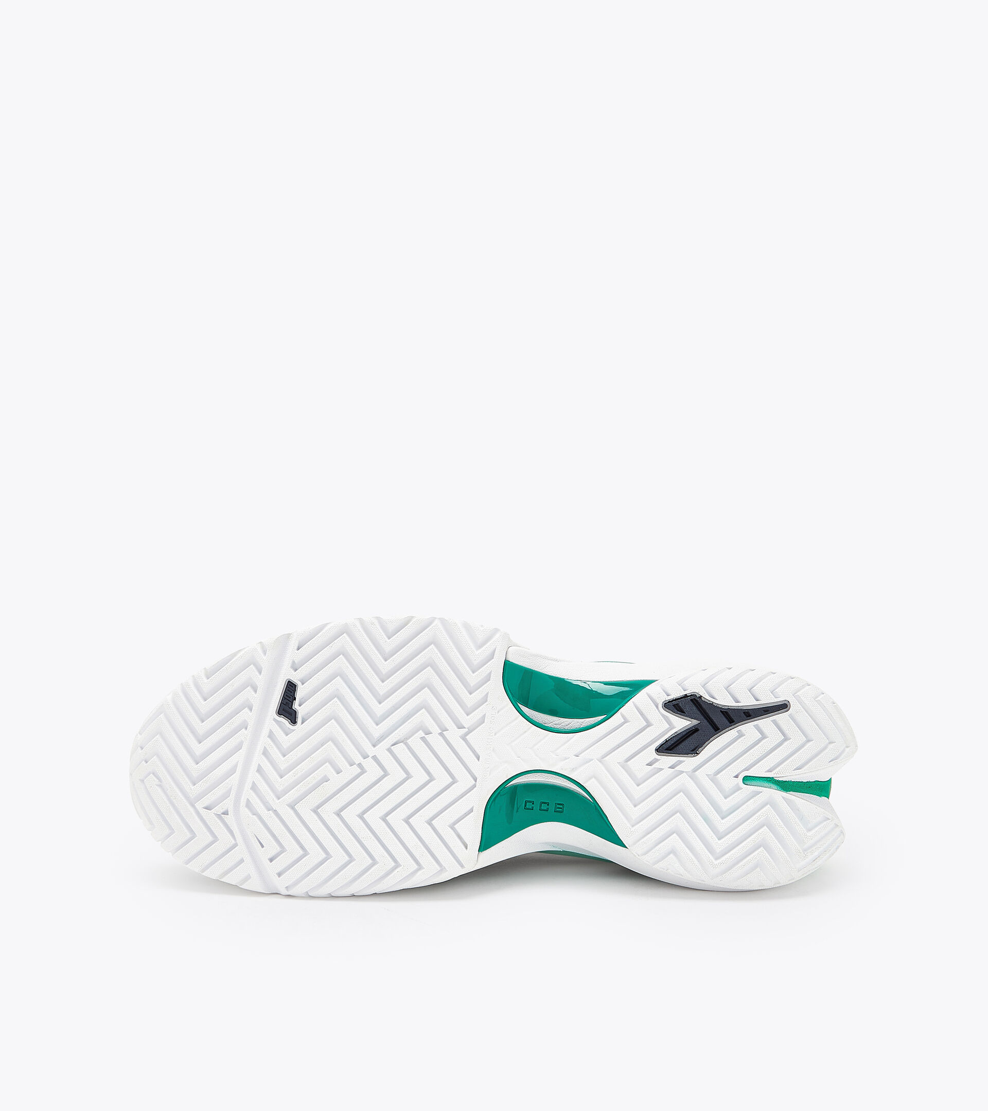 Tennis shoes for hard surfaces or clay courts - Men FINALE AG BLUE CORSAIR/WHITE - Diadora