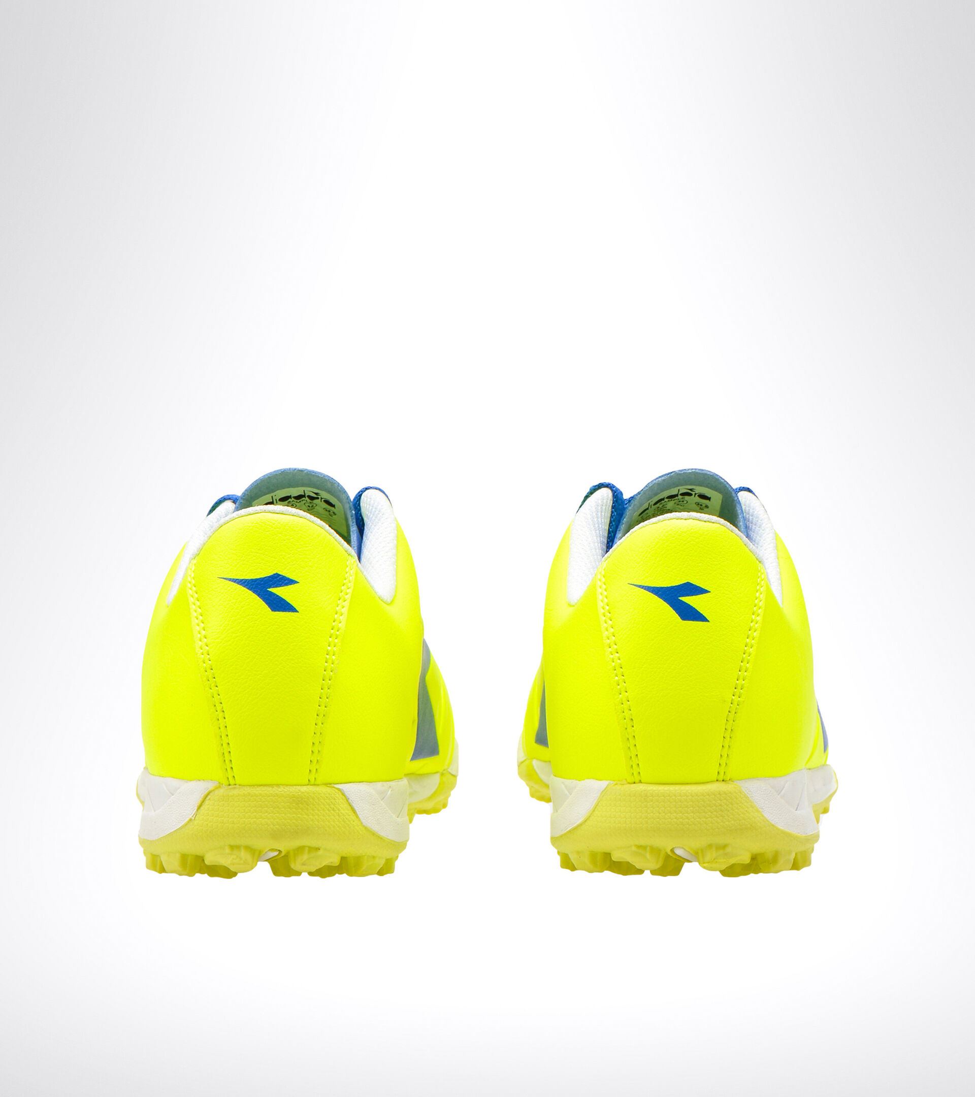 Chaussures de football pour terrains durs ou gazon synthétique PICHICHI 3 TF GIALLO FLUO DIADORA /AZZURRO - Diadora