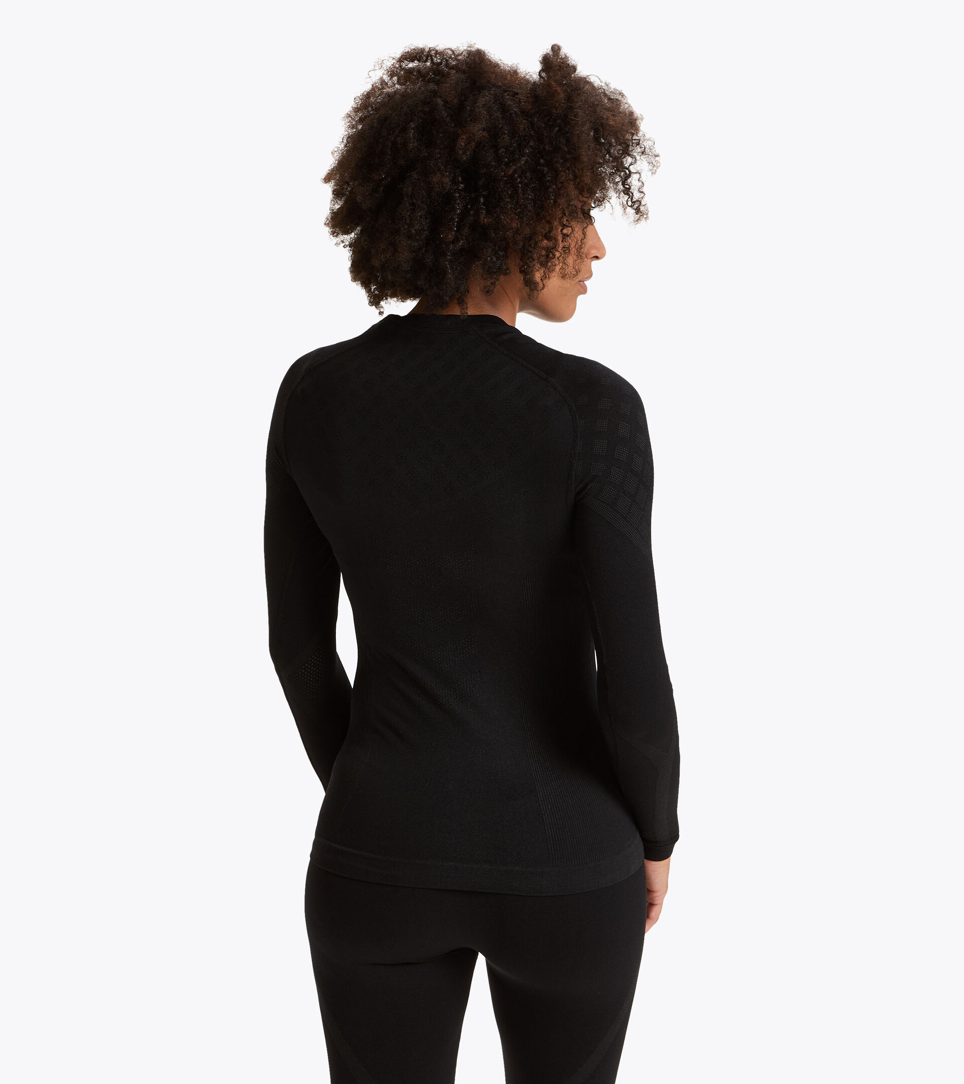 Long-sleeved training t-shirt - Women L. LS T-SHIRT ACT BLACK - Diadora