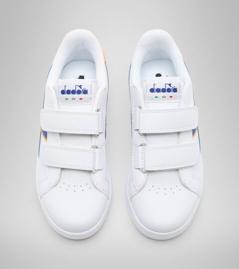 GAME P PS, BLANC/BLEU QUARTZ Chaussures de sport - Enfants 4-8 ans GAME P PS BLANC/BLEU QUARTZ - Diadora