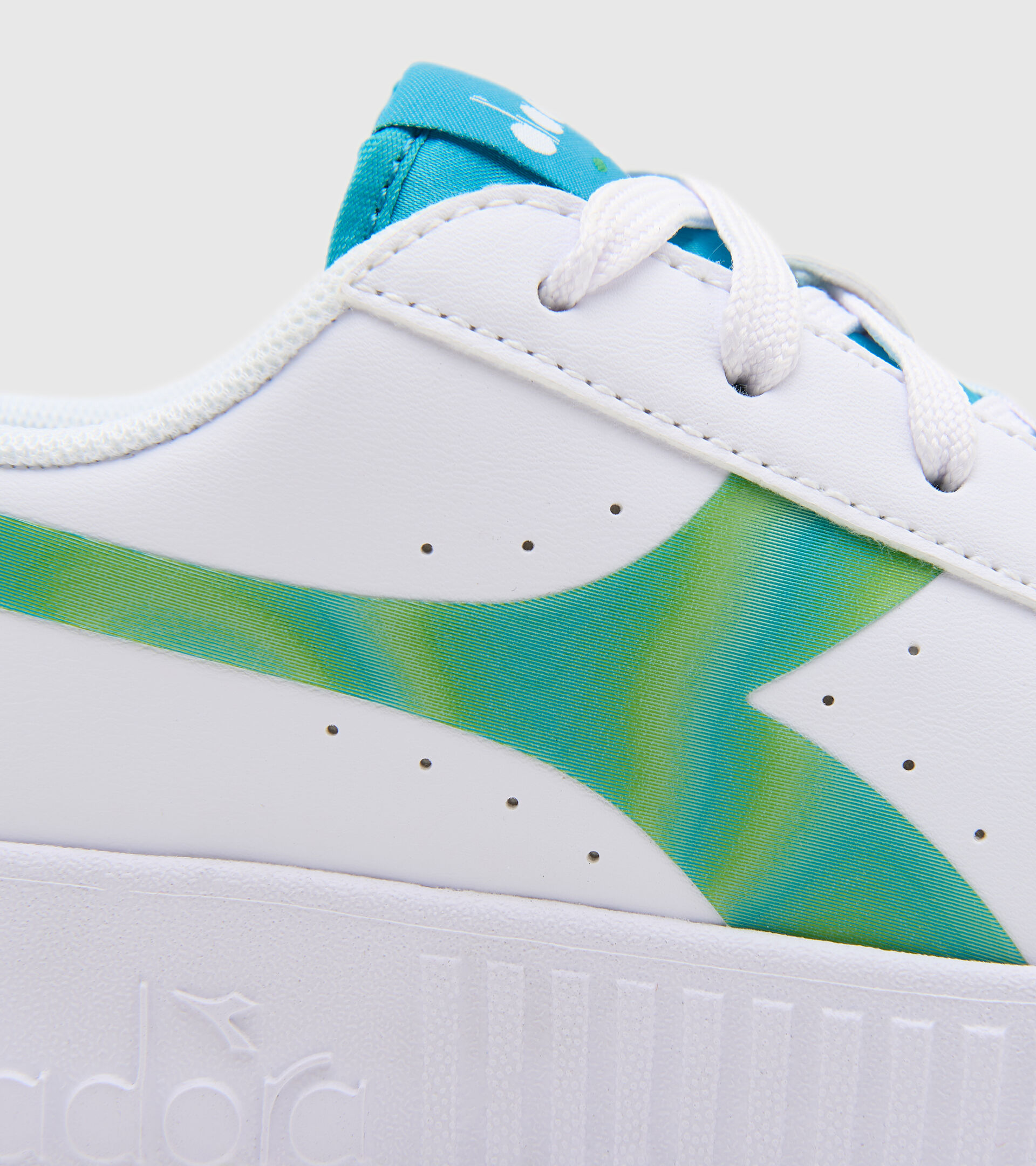 Sports shoes - Kids 4-8 years GAME STEP KALEIDO PS WHITE/BALTIC - Diadora