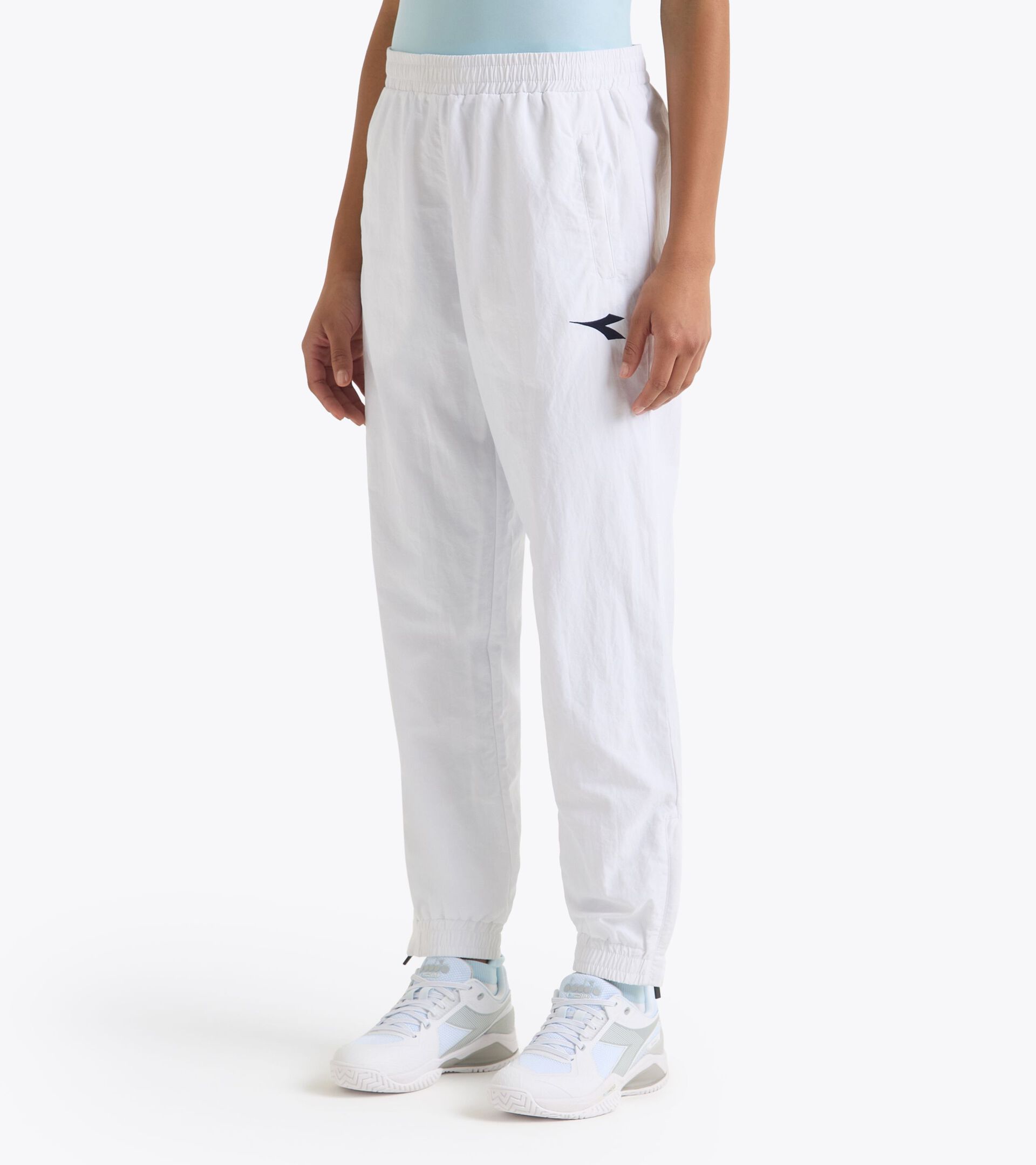 Ch&aacute;ndal de tenis de tasl&aacute;n - Competici&oacute;n - Para todos los g&eacute;neros U. TRACK PANTS MATCH BLANCO VIVO - Diadora
