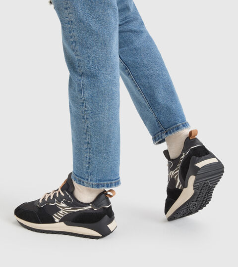 JOLLY ANIMALIER, NEGRO/PERGAMINO Zapatillas deportivas - Mujer JOLLY ANIMALIER NEGRO/PERGAMINO - Diadora