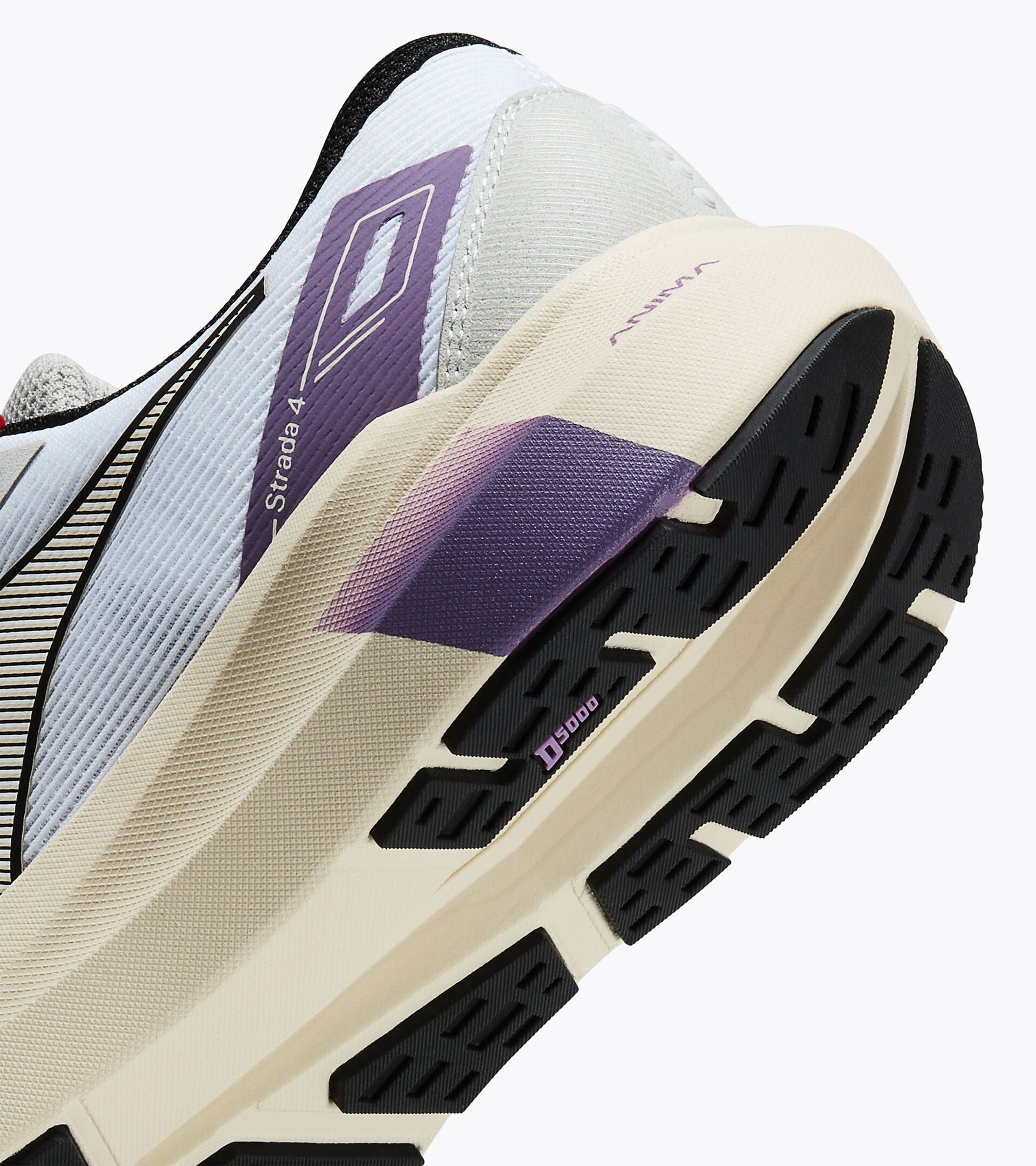 Chaussures de running neutres - Femme STRADA 4 W BLC/LAITE D'AMANDE - Diadora