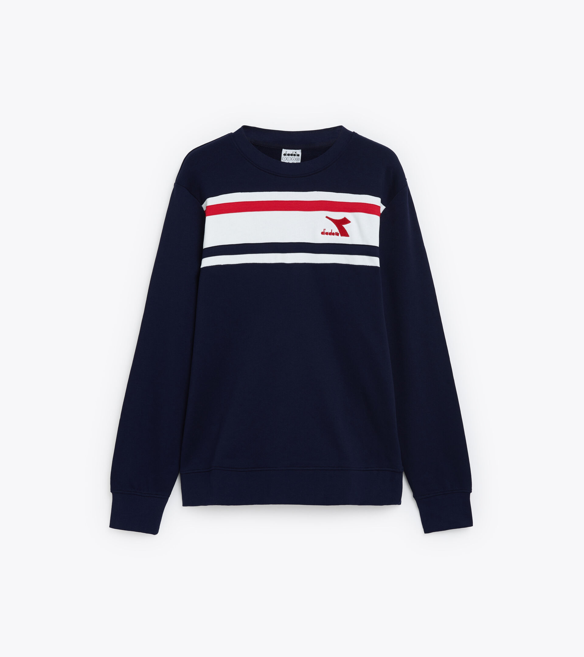 Sweat ras-du-cou en coton - Homme SWEATSHIRT CREW SLAM BLEU CABAN - Diadora