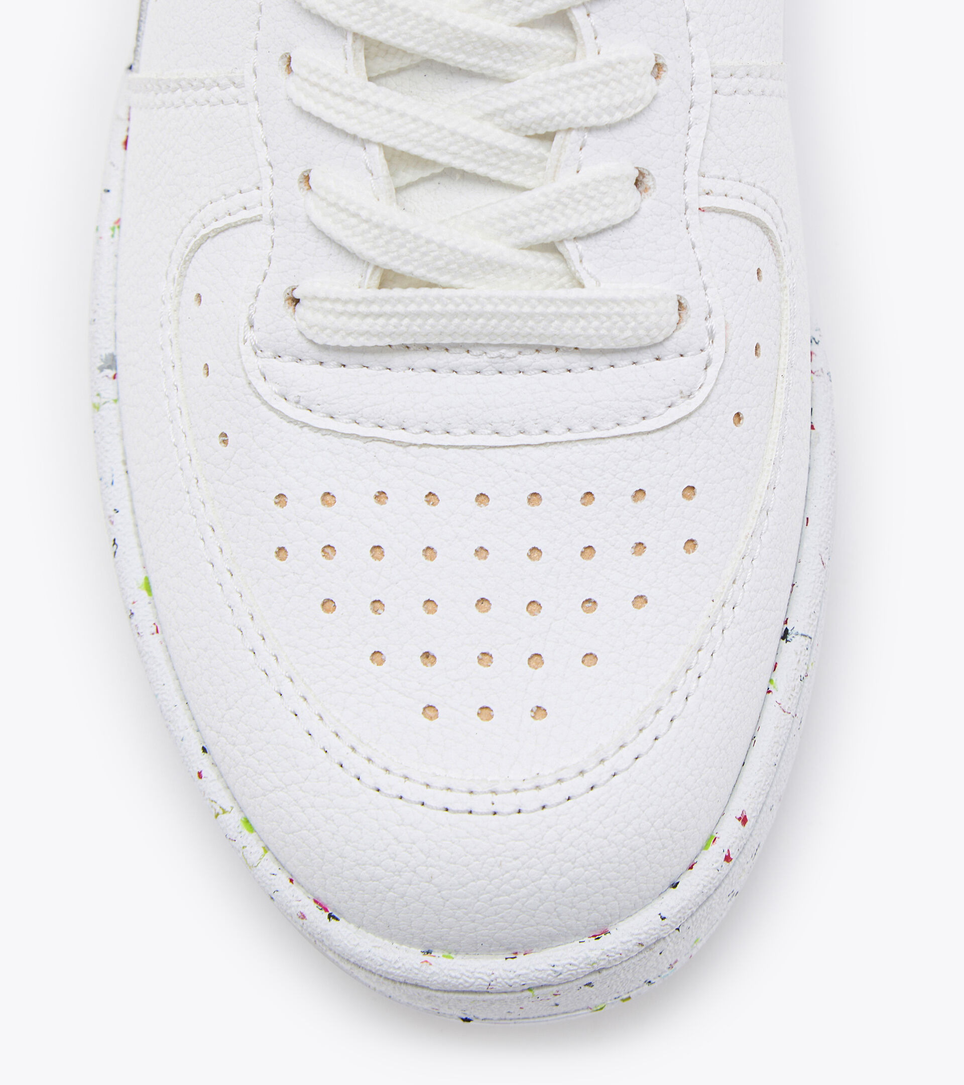 Heritage shoes - Women MI BASKET LOW 2030 WHITE/SILVER .. - Diadora