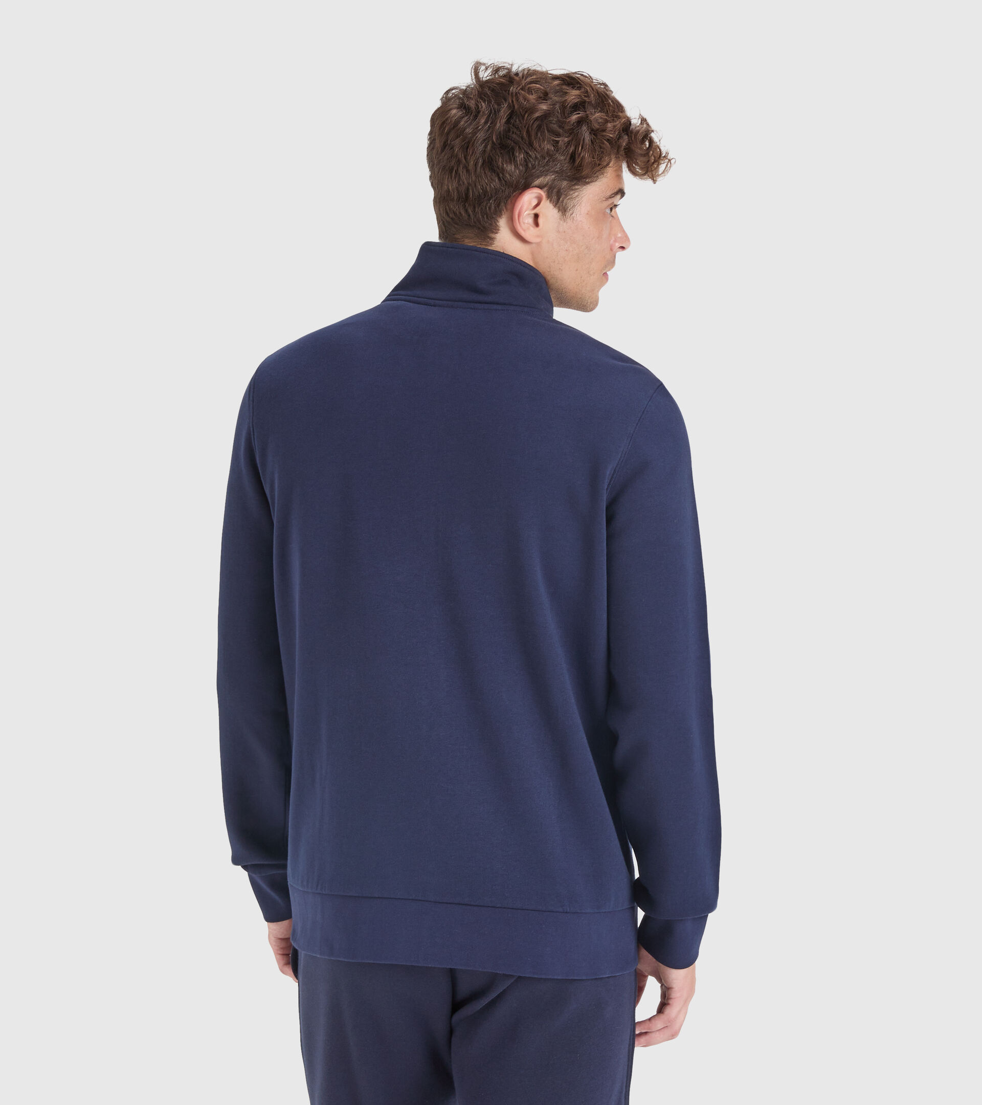 Sportliches Sweatshirt - Herren SWEAT FZ CORE MARINEBLAU - Diadora