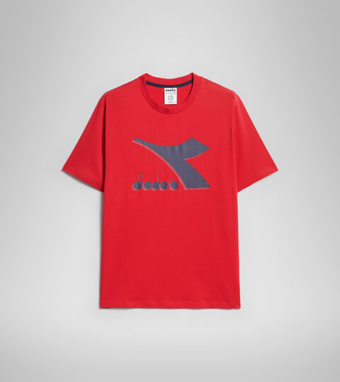 T-SHIRT SS SHIELD, TANGOROT T-Shirt - Herren T-SHIRT SS SHIELD TANGOROT - Diadora