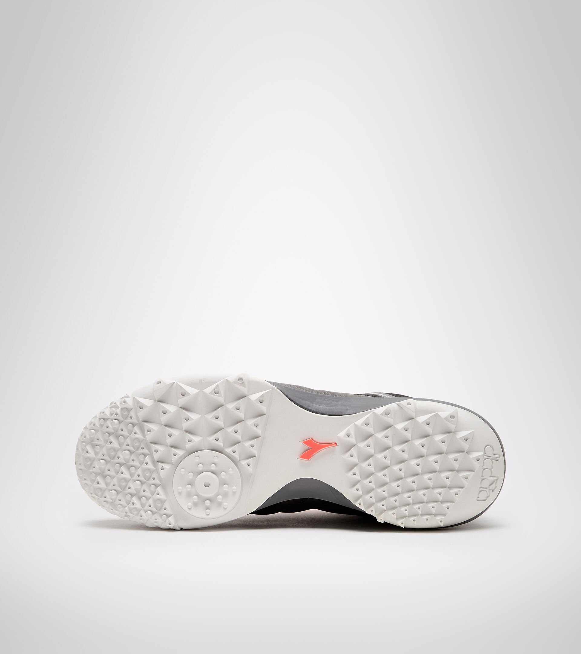 Futsal boot - Specific outsole for synthetic/hard grounds BRASIL SALA TF BLACK/RED FLUO - Diadora
