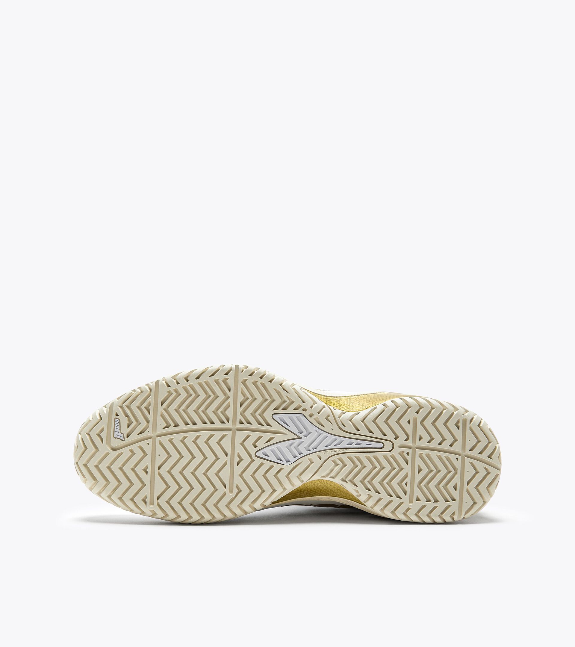 Tennis shoes for hard surfaces or clay courts - Women BLUSHIELD TORNEO 2 W AG WHITE/GOLD - Diadora