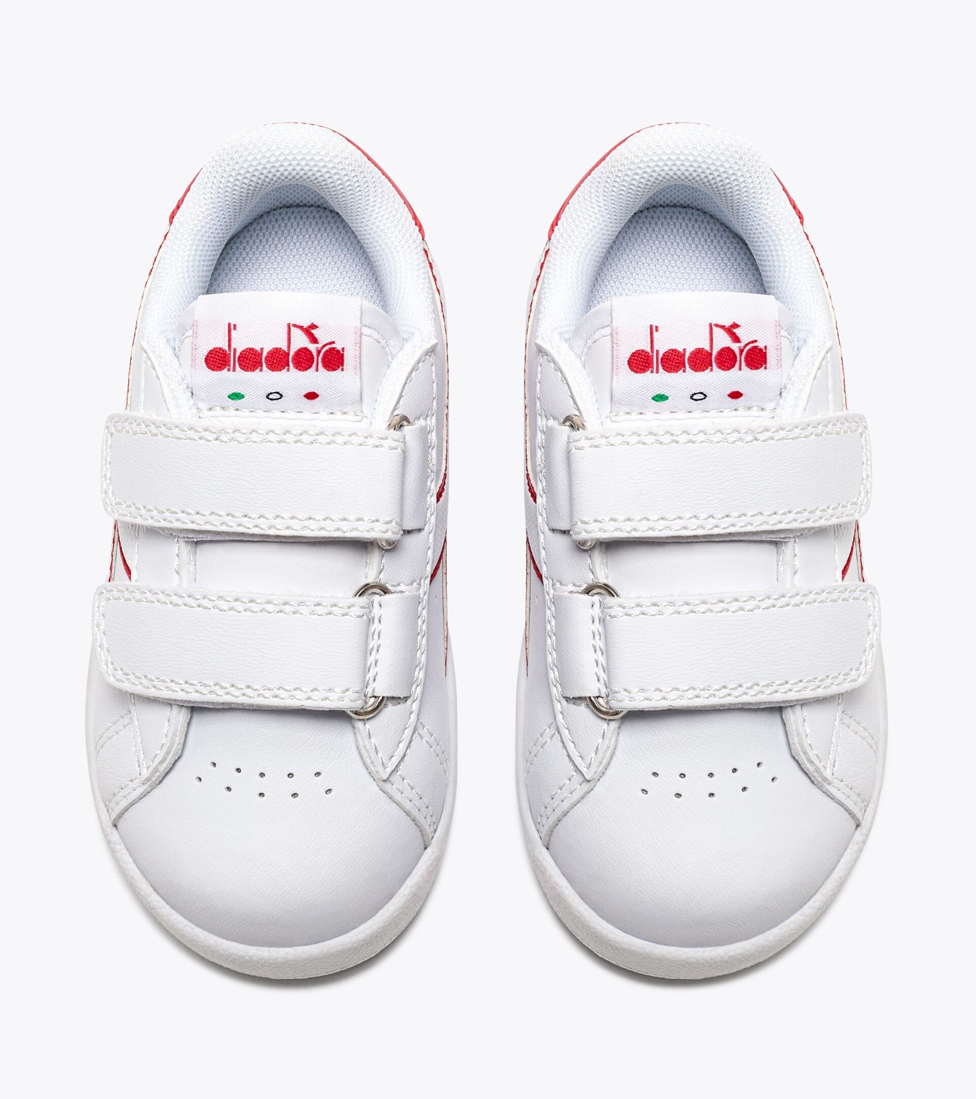 Sports shoes - Toddlers 1-4 years GAME P TD WHITE/BITTERSWEET RED - Diadora