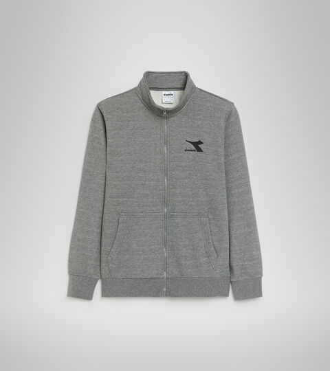 SWEAT FZ CORE, GRIS OSCURO MELANGE Sudadera deportiva - Hombre SWEAT FZ CORE GRIS OSCURO MELANGE - Diadora