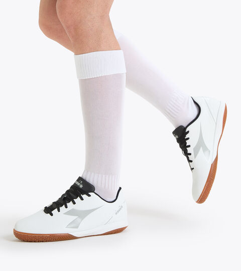 PICHICHI 5 IDR, BLANC/GRIS COOL GRAY/NOIR Chaussures de football - Homme PICHICHI 5 IDR BLANC/GRIS COOL GRAY/NOIR - Diadora