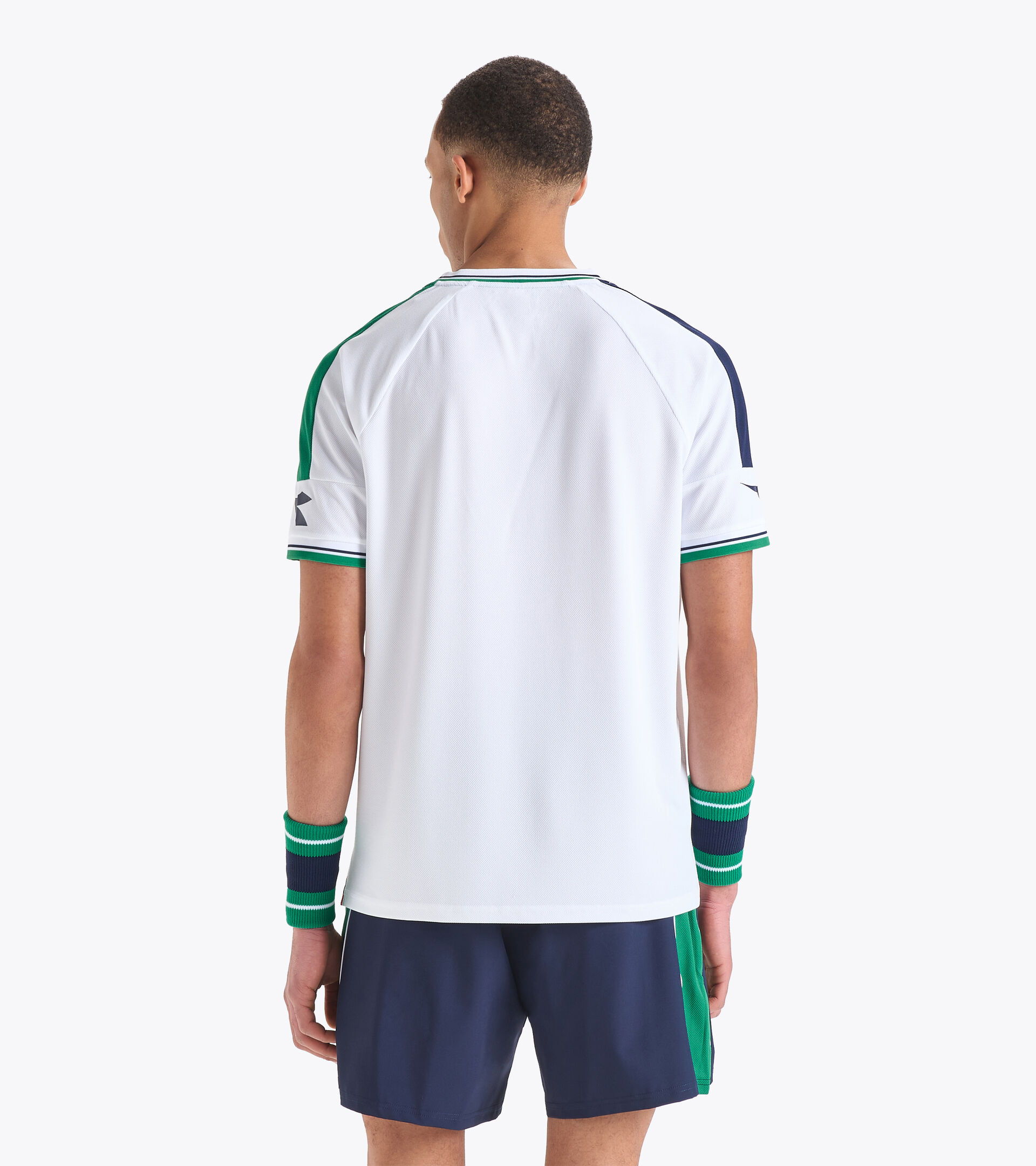 Tennis t-shirt - Men SS T-SHIRT ICON OPTICAL WHITE - Diadora