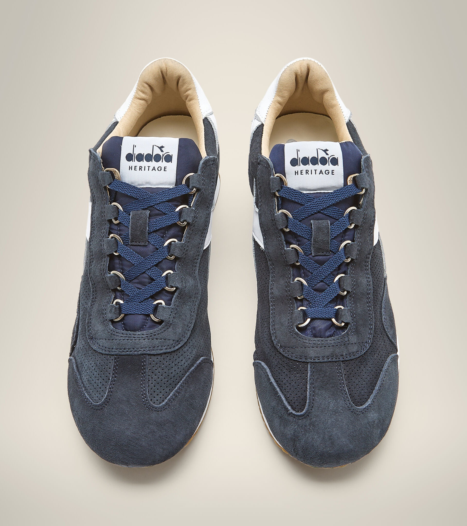Chaussures Heritage - Unisexe EQUIPE SUEDE SW BLEU NUITS/BLANC - Diadora