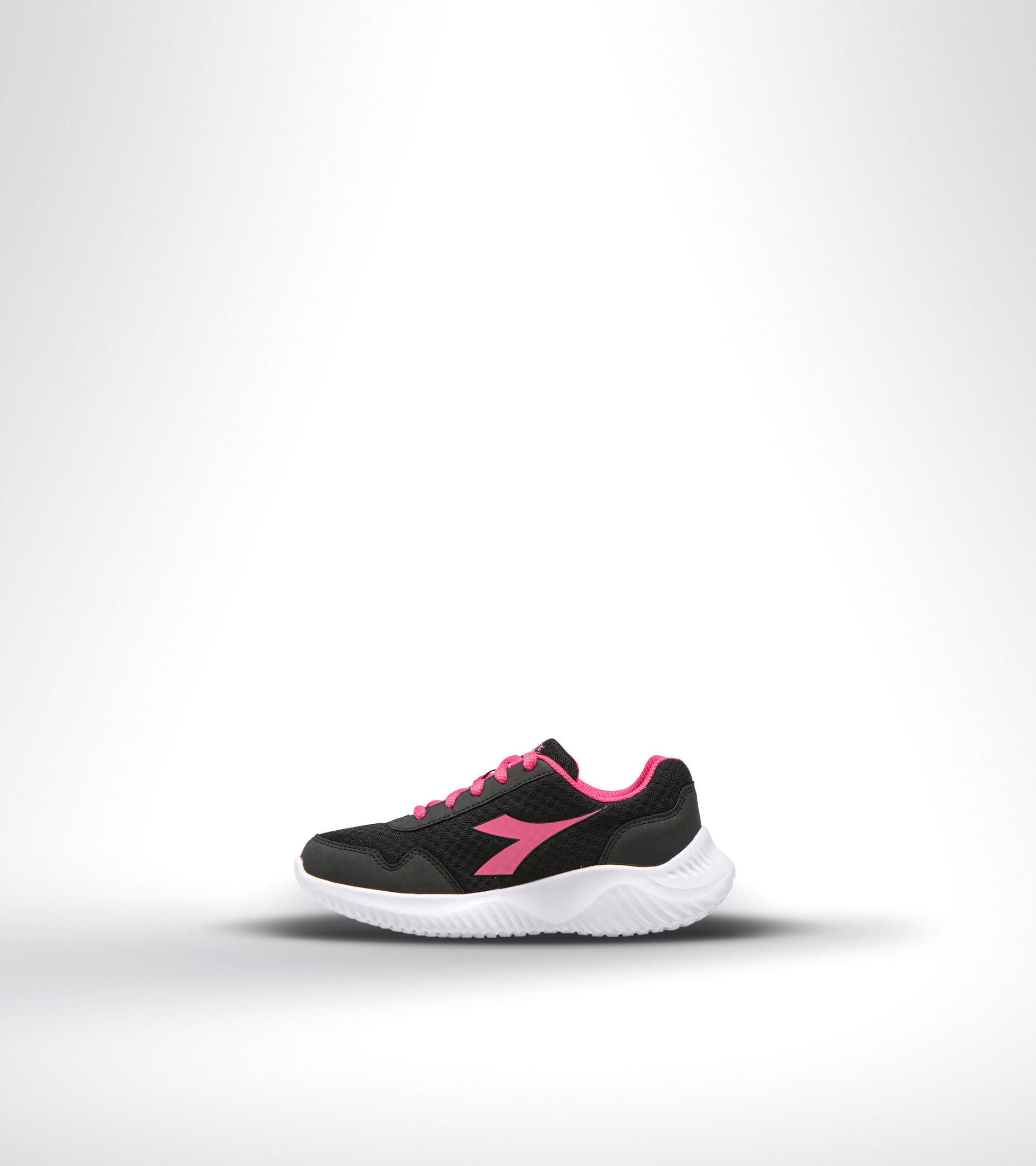 Running shoe - Unisex kids ROBIN 2 JR BLACK/MAGENTA - Diadora