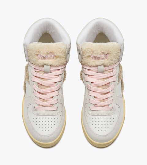 MI BASKET CHALET WN, WHITE Heritage leather sneaker - Women’s MI BASKET CHALET WN WHITE - Diadora