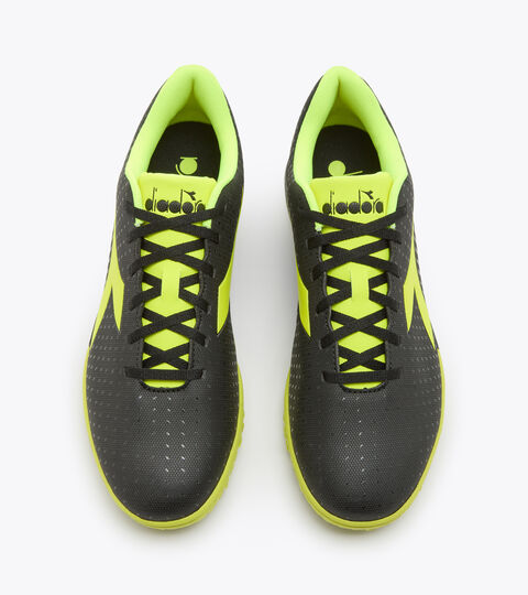 PICHICHI 5 TFR, NEGRO/AMARILLO FLUO DD Botas de fútbol sala para terrenos duros y césped artificial PICHICHI 5 TFR NEGRO/AMARILLO FLUO DD - Diadora