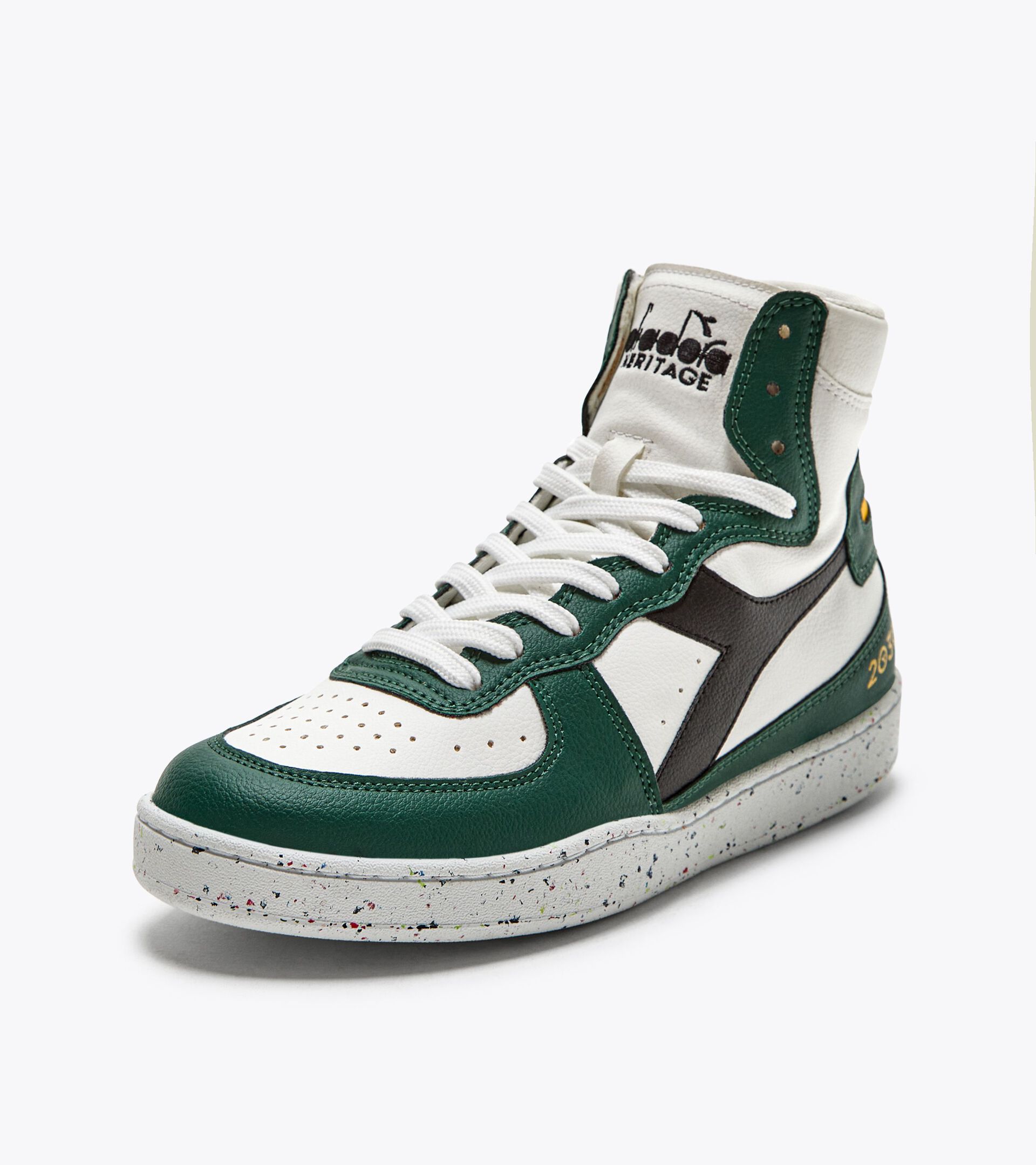Heritage shoe - Gender Neutral MI BASKET 2030 WHITE/GREEN - Diadora