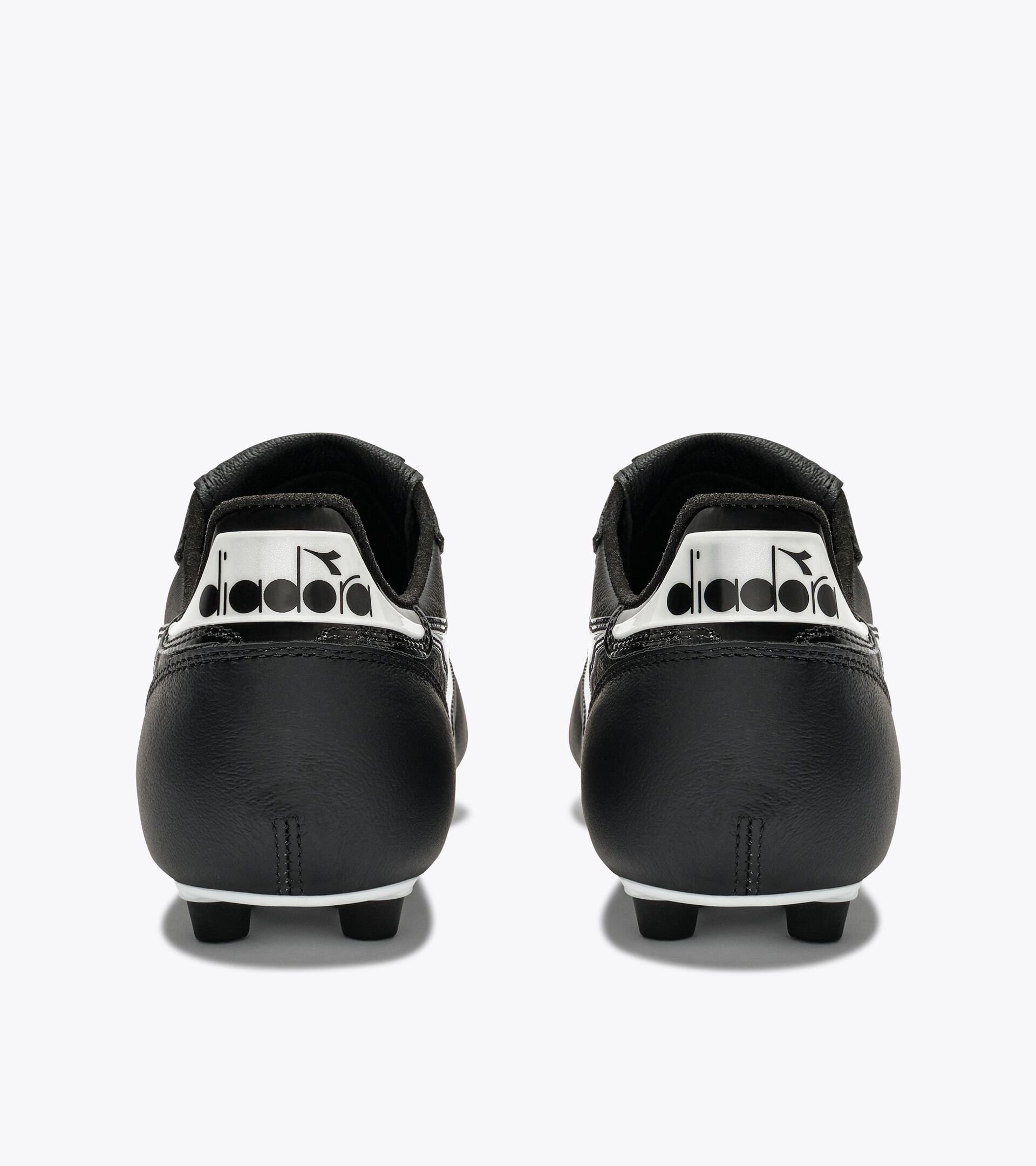 Made In Italy calcio shoe for firm grounds - All-gender BRASIL ICON ITA OG LT+ MDPU BLACK /WHITE - Diadora