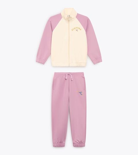 College-inspired Peanuts tracksuit - Kids  JU. TRACKSUIT FZ PEANUTS VIOLET MIST - Diadora