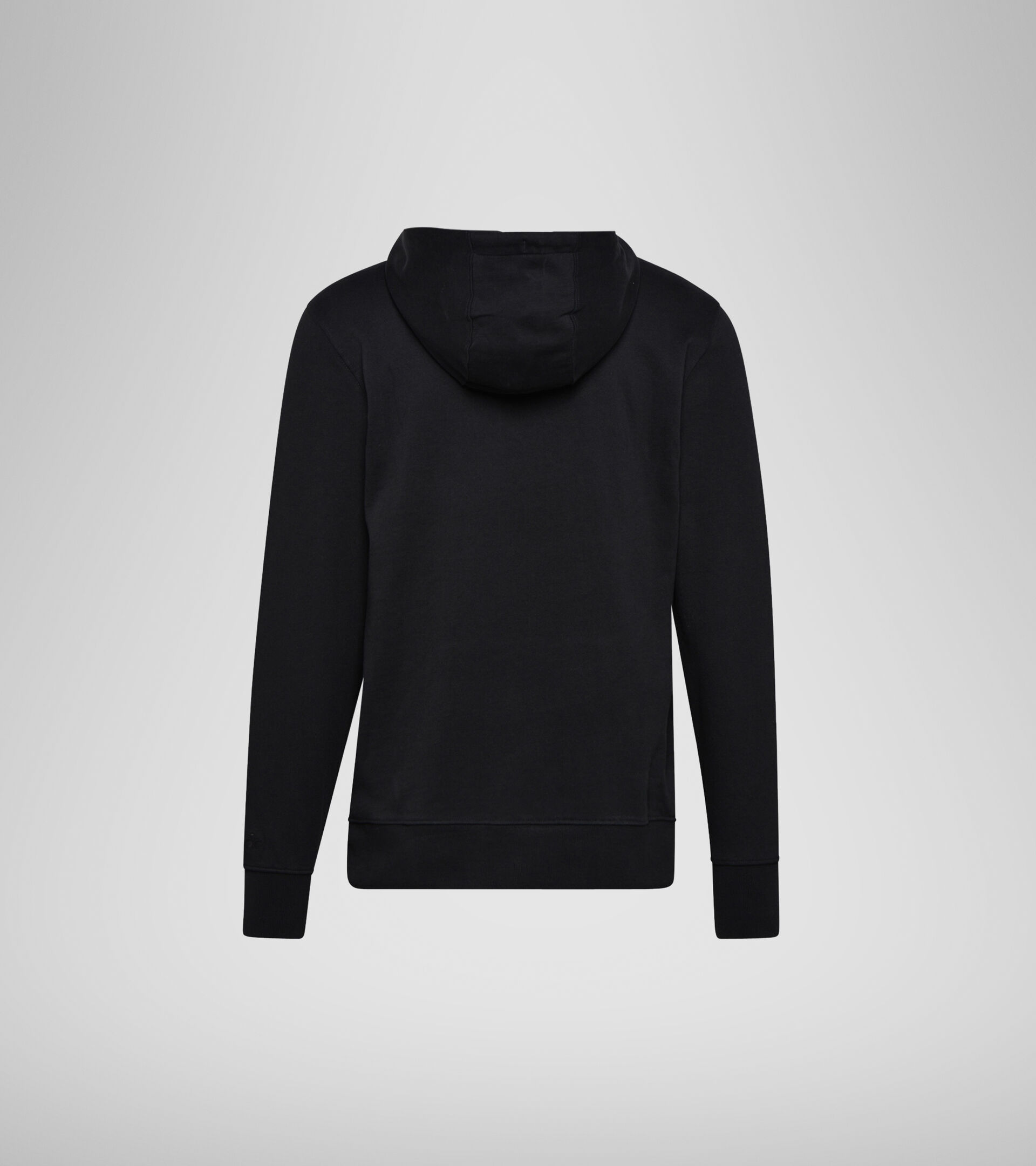 Hooded sweatshirt - Unisex HOODIE SPECTRA BLACK/ACQUA GREEN/WHITE MILK - Diadora