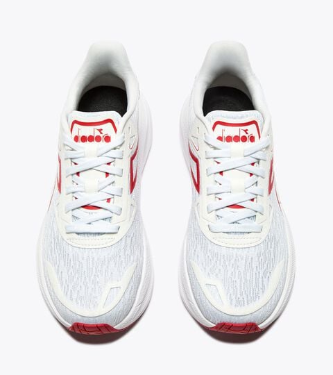 NUCLEO 2 W, WHITE/FIERY RED Running shoe - Comfort and stability - Women’s NUCLEO 2 W WHITE/FIERY RED - Diadora