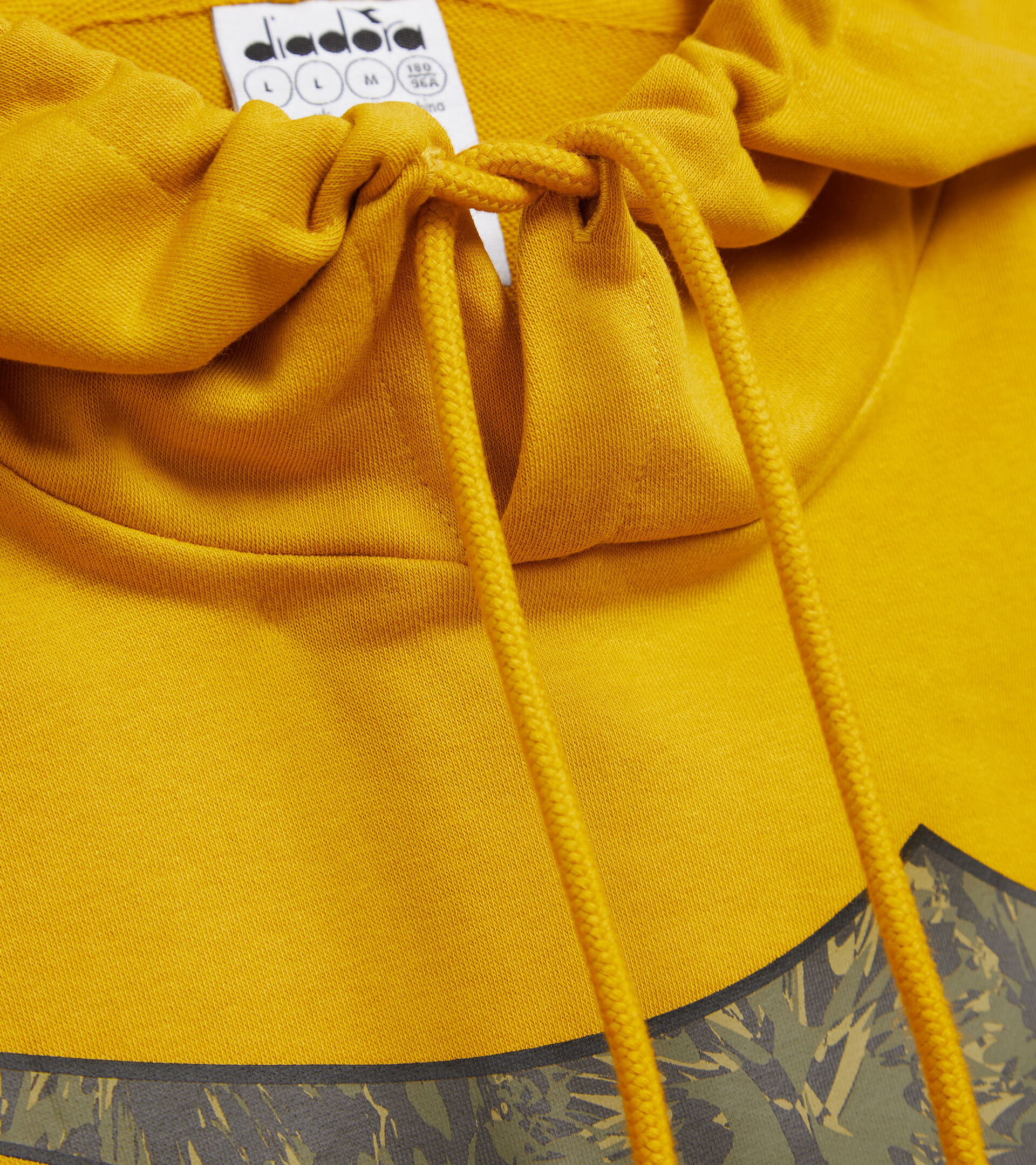 Hooded sweatshirt - Men HOODIE BIG LOGO TAWNY OLIVE - Diadora