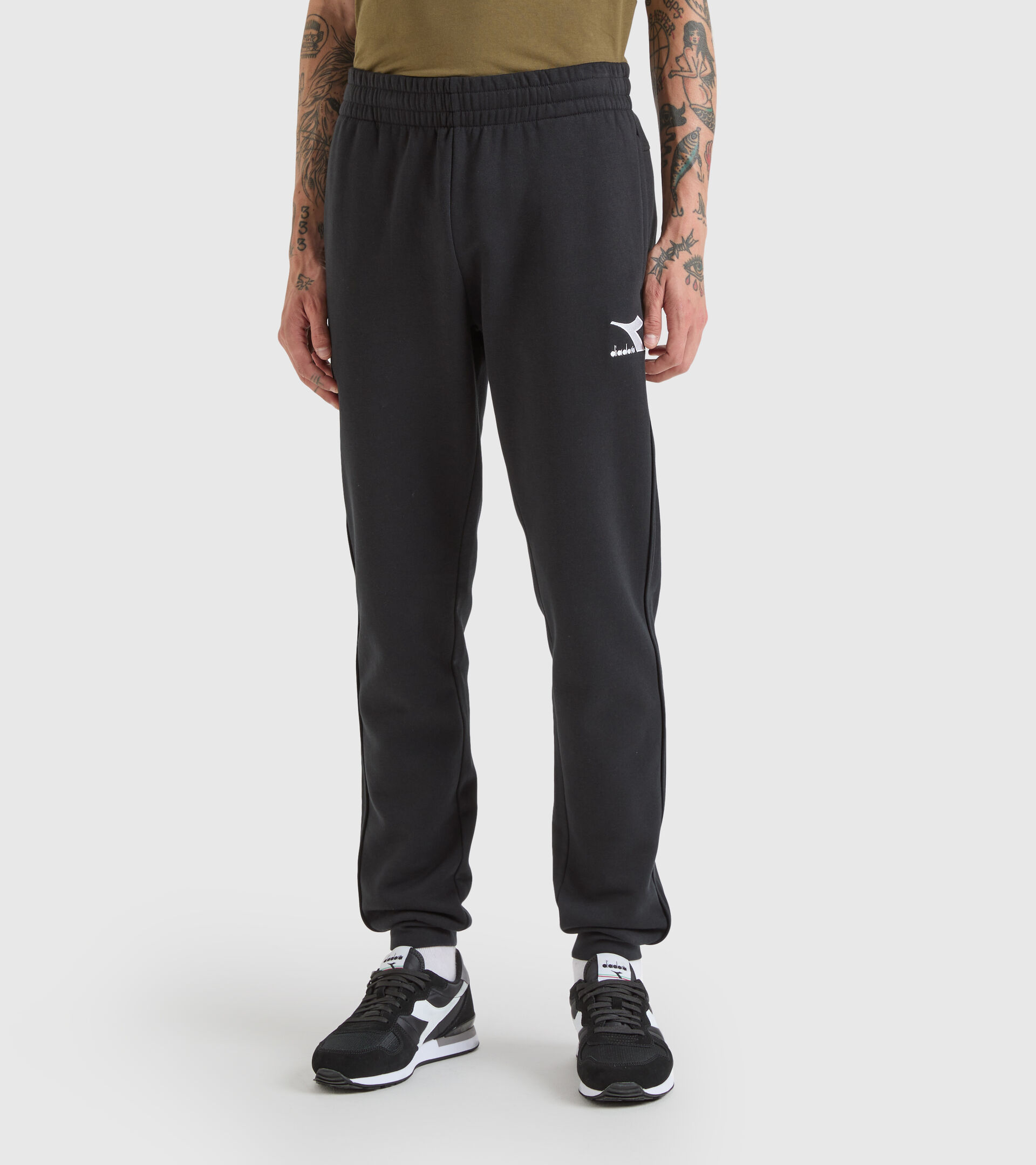 Sports trousers - Men PANTS CUFF CORE BLACK - Diadora