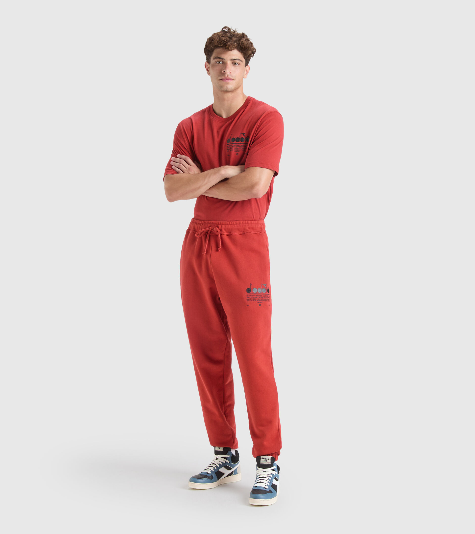 Sporthose aus Baumwolle - Unisex PANT MANIFESTO BOSSA NOVA BRAUN - Diadora