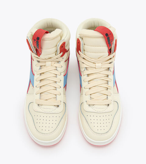 MAGIC BASKET MID LABEL WN, BIANCO CANDIDO/CIELO GRIGIO Chaussures de sport - Femme MAGIC BASKET MID LABEL WN BIANCO CANDIDO/CIELO GRIGIO - Diadora