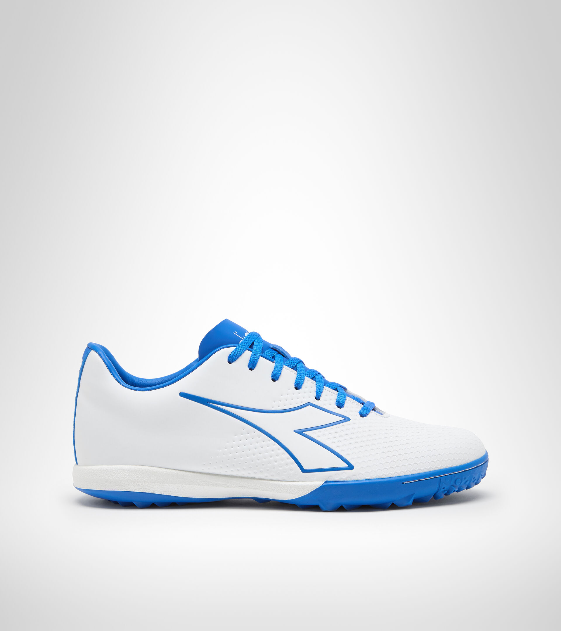 Firm ground football boots PICHICHI 4 TFR WHITE/ROYAL BLUE - Diadora