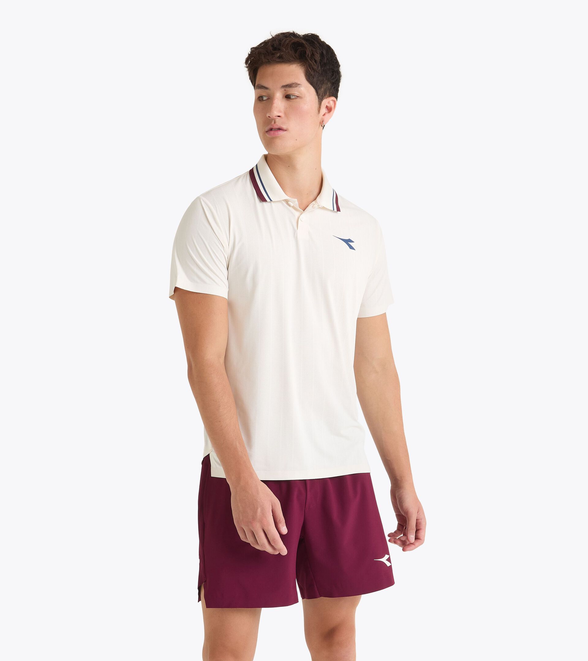 Tennis polo shirt - Competition - Men’s
 SS POLO ICON WHISPER WHITE - Diadora