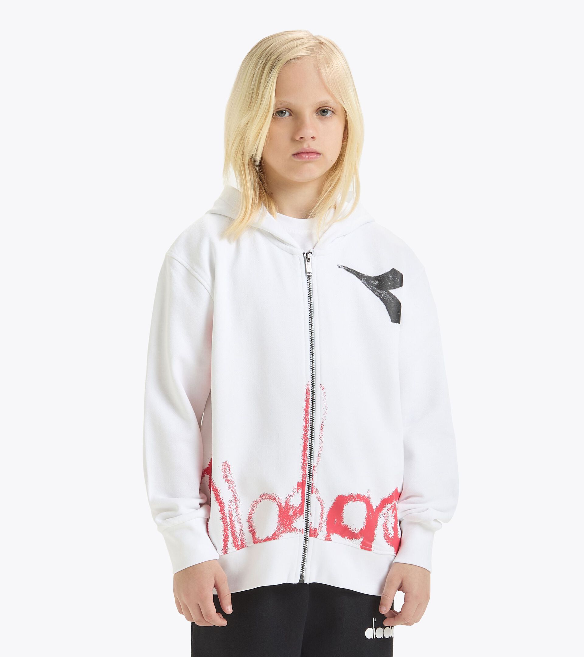 Sudadera con capucha - Niño
 JB. HOODIE FZ GRAFFITI BLANCO ANTIGUO - Diadora