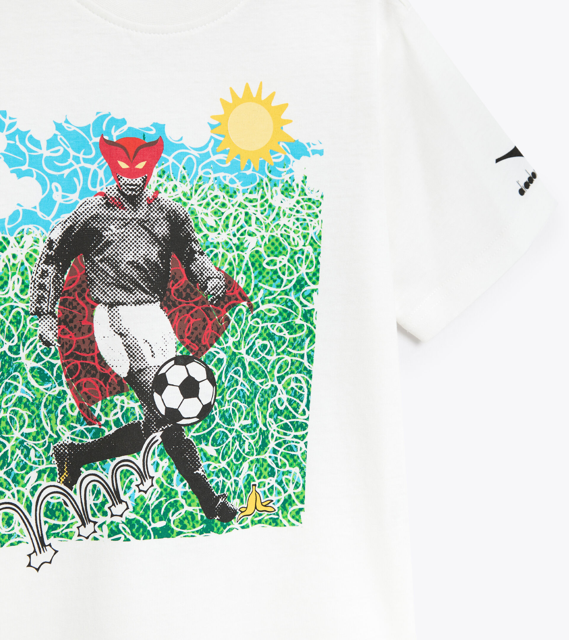null JB. T-SHIRT SS BOUNCE STRAHLEND WEISSE - Diadora