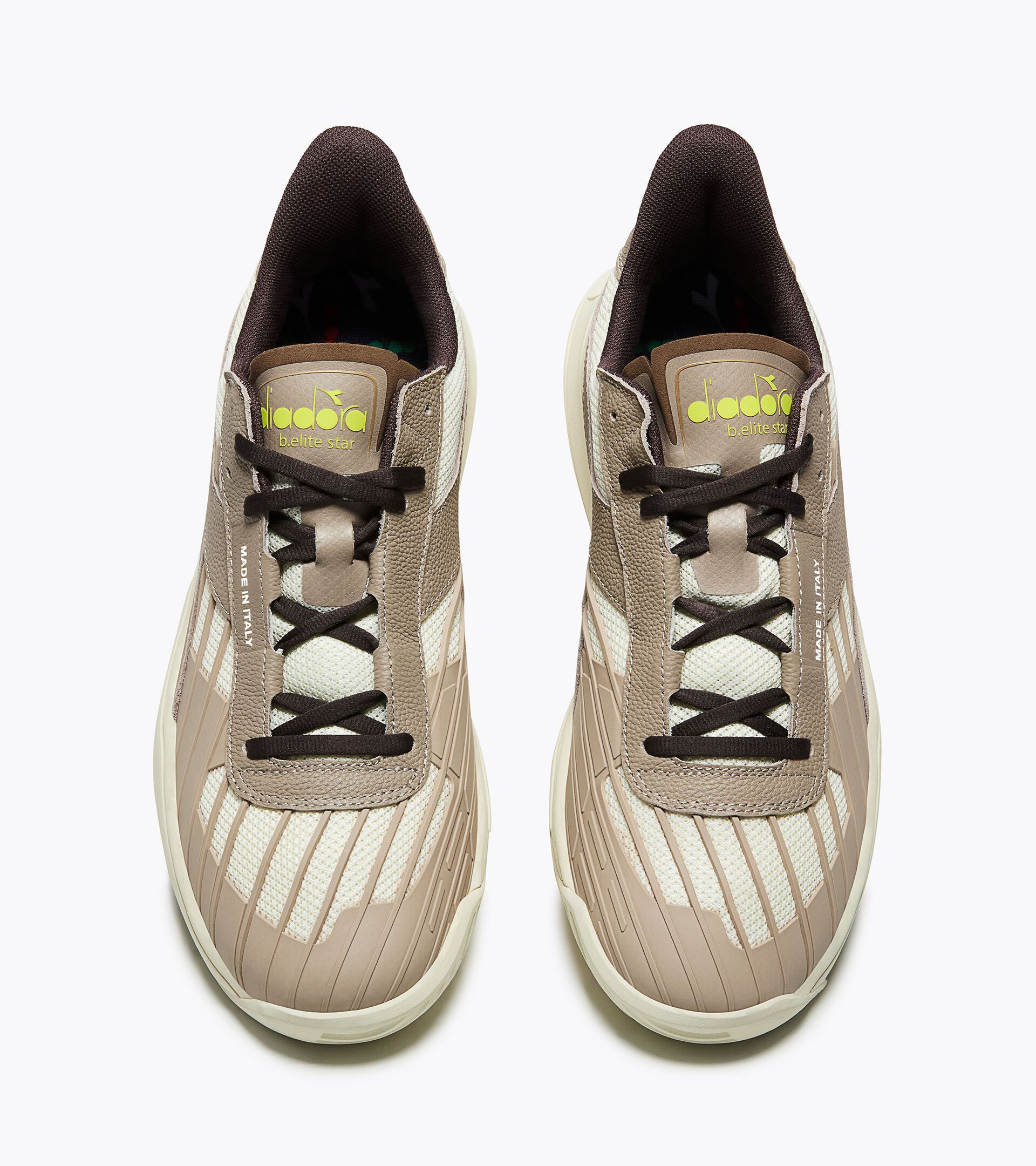 Zapatilla de tenis - Made in Italy - Para todos los g&eacute;neros B. ELITE STAR BIANCO PAPIRO/GRIGIO CIOTTOLO - Diadora