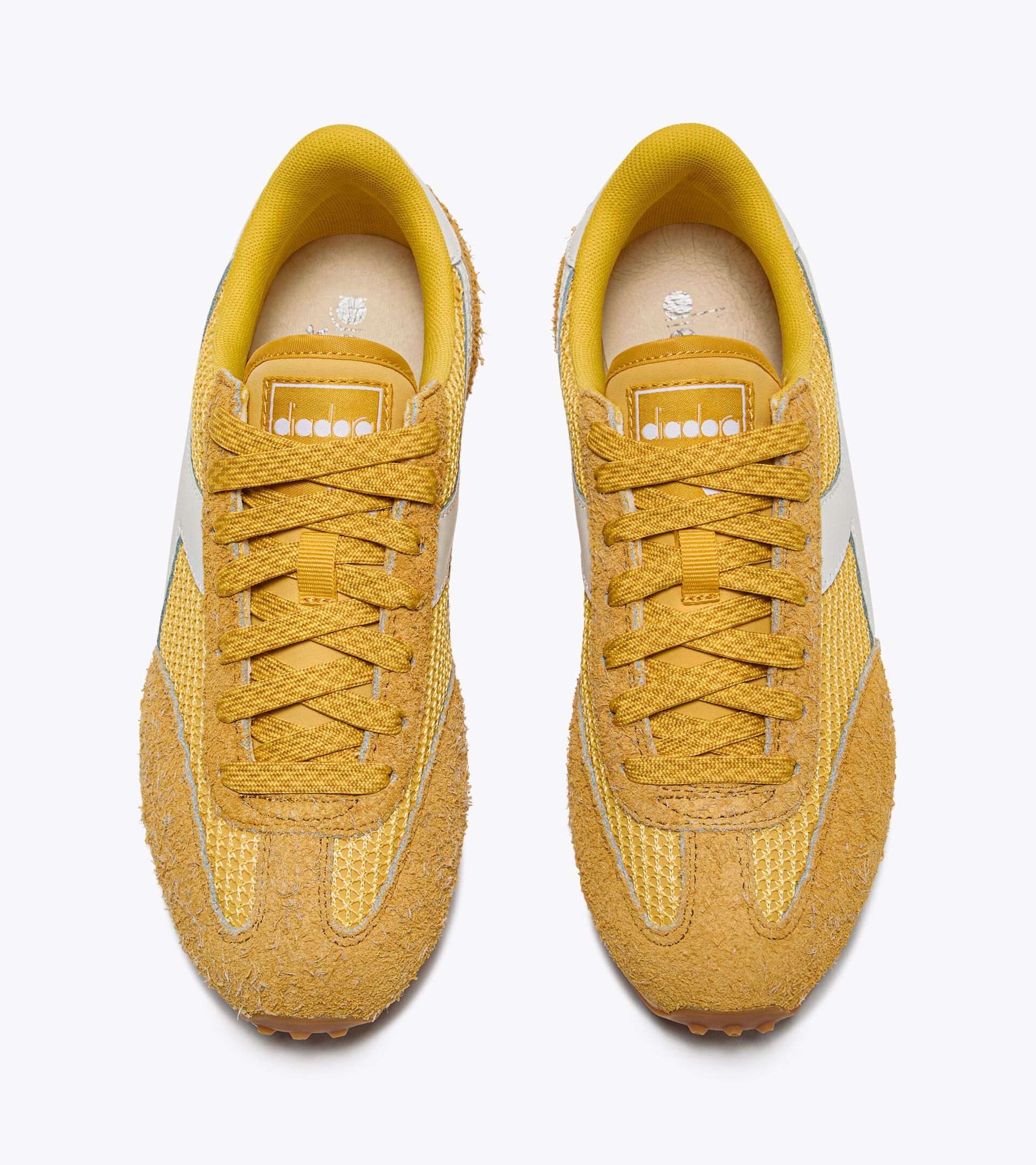 Low-profile leather sneaker - Women’s RALLY YELLOW DD - Diadora