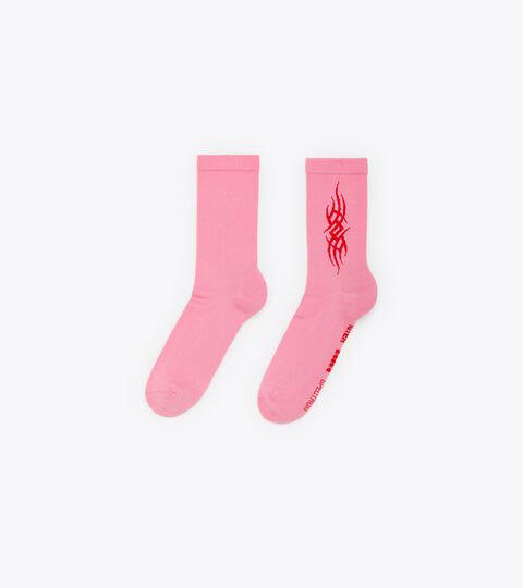 IUTER x diadora x SPECTRUM - Gender neutral socks SOCKS PIRATI PINK ORCHID - Diadora