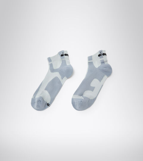 Calzini da running CUSHION QUARTER SOCKS ARGENTO METALLIZZATO - Diadora