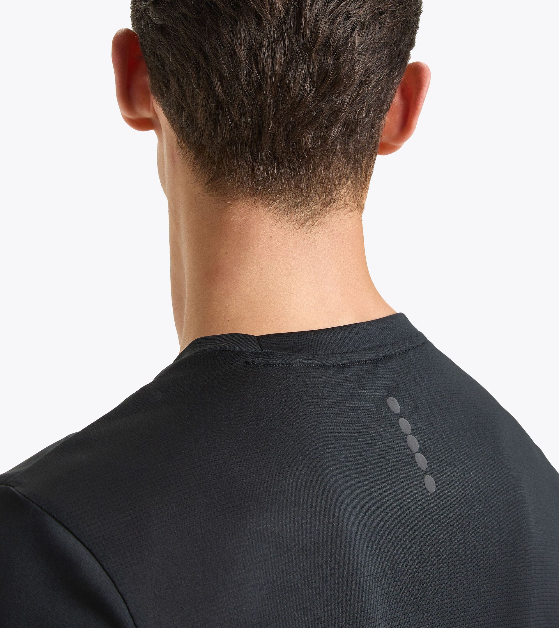 Camiseta deportiva - Hombre SS T-SHIRT RUN NEGRO - Diadora