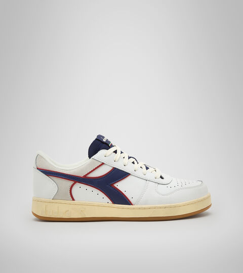 Chaussures de sport - Unisexe MAGIC BASKET LOW ICONA BLANC/BLEU CREPUSCULE - Diadora