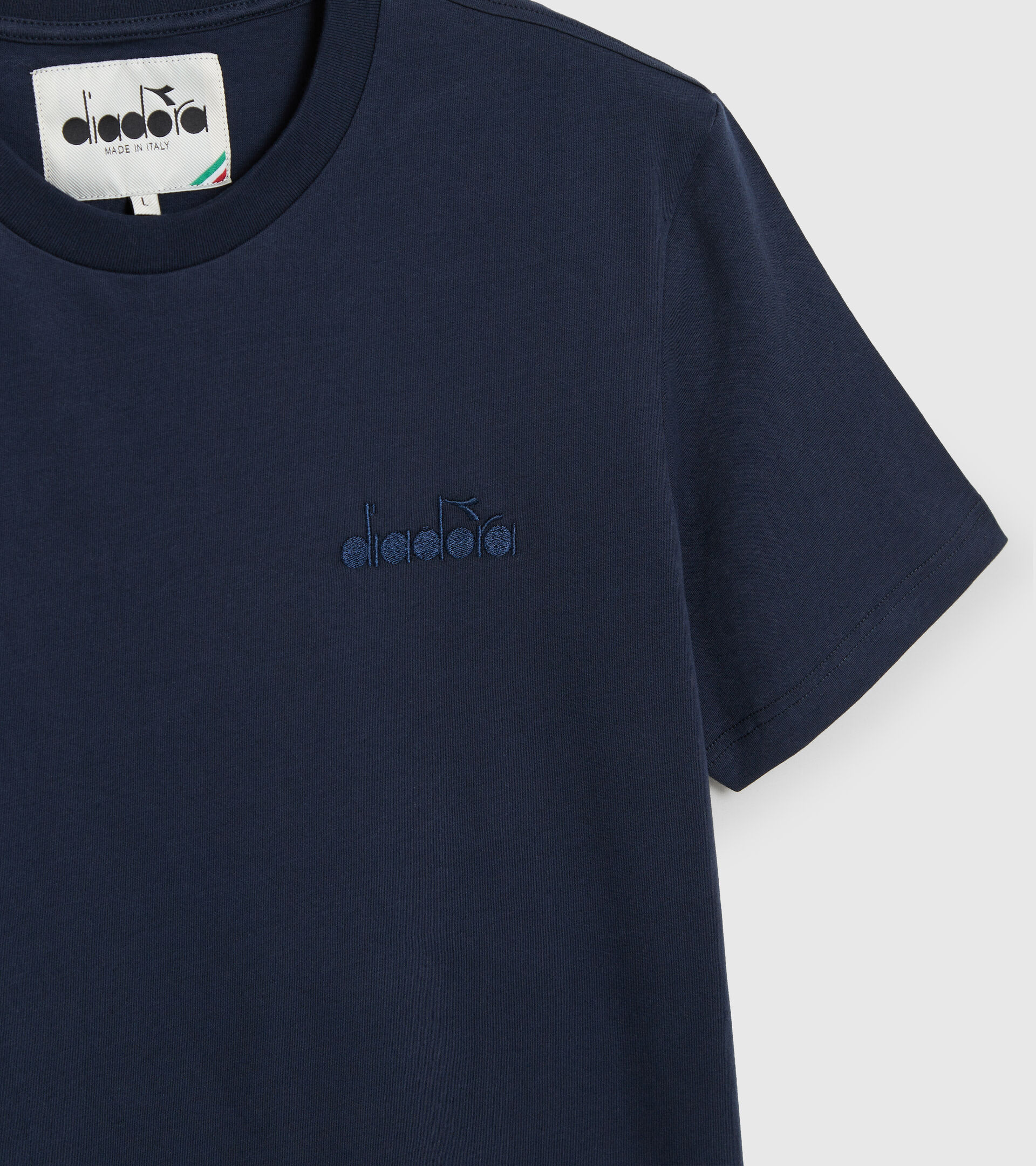 Camiseta de algodón - Hombre T-SHIRT SS MII NEGRO IRIS - Diadora