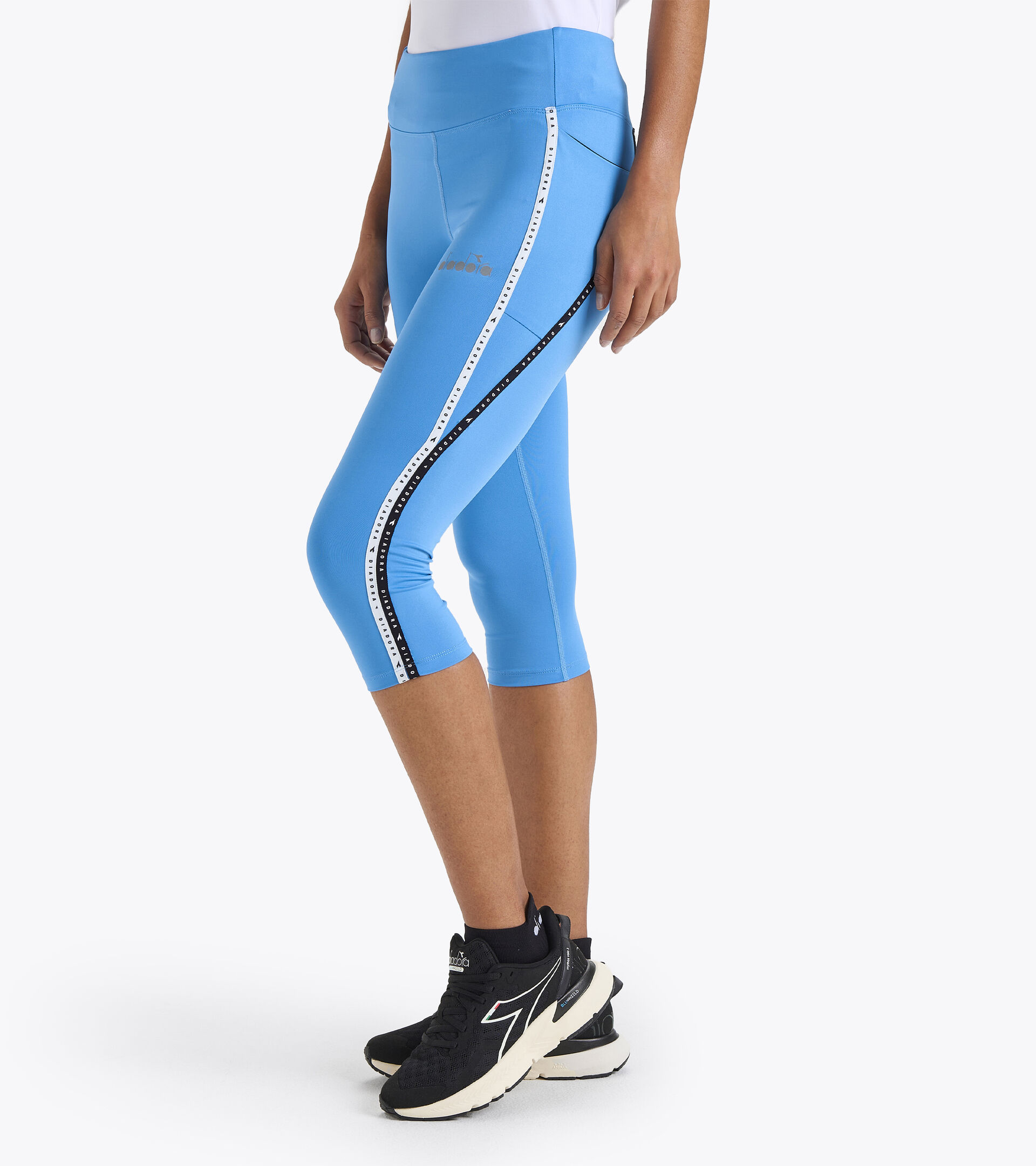 Leggings 3/4 de running - Mujer L. 3/4 TIGHTS BE ONE POCKETS BONNIE AZUL - Diadora